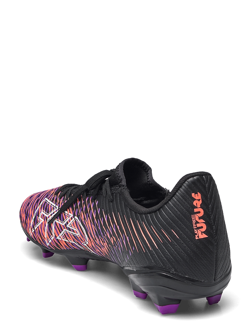 PUMA - FUTURE 8 PLAY FG/AG - fotbollsskor - puma black-puma white-glowing red - 2