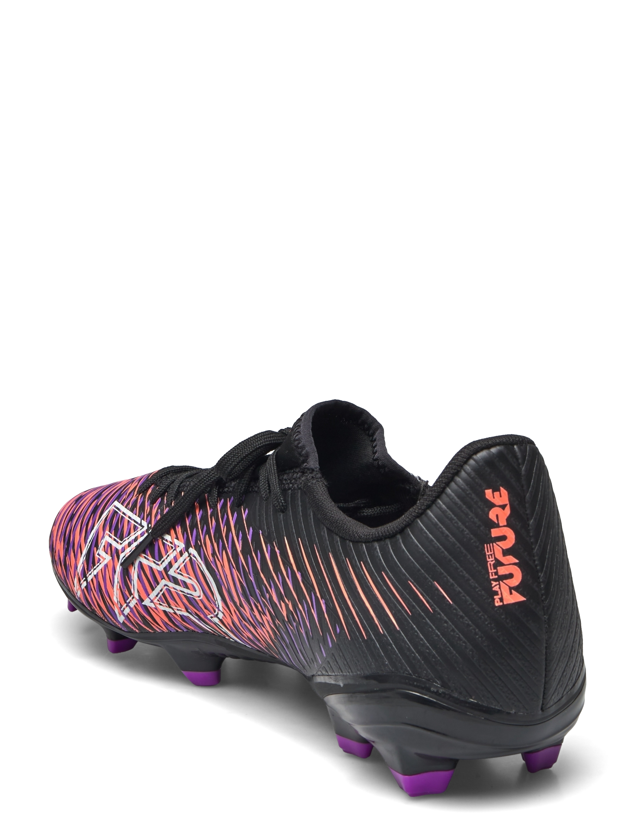 PUMA - FUTURE 8 PLAY FG/AG - fodboldsko - puma black-puma white-glowing red - 2