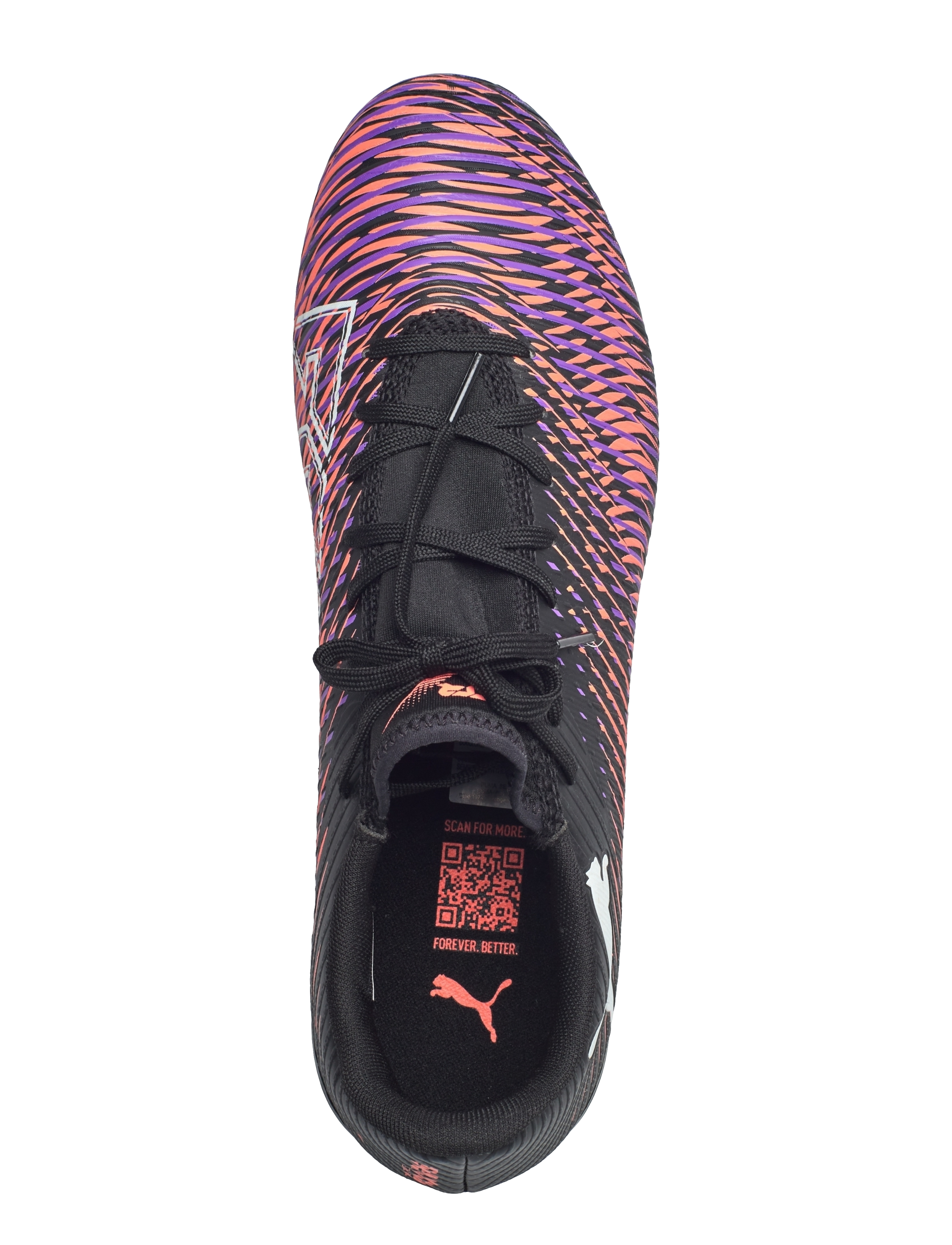 PUMA - FUTURE 8 PLAY FG/AG - fodboldsko - puma black-puma white-glowing red - 4