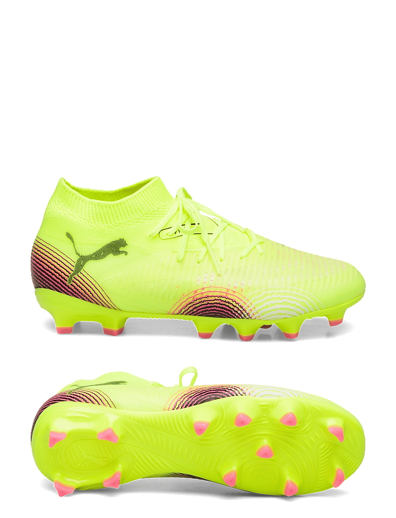 PUMA - FUTURE 8 PRO FG/AG Jr - apģērbs - yellow alert-puma black-sun struck - 0