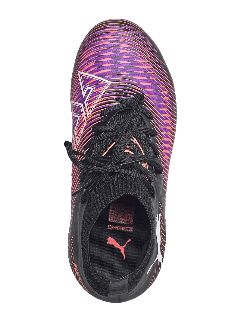 PUMA - FUTURE 8 PRO FG/AG Jr - apģērbs - puma black-puma white-glowing red - 4