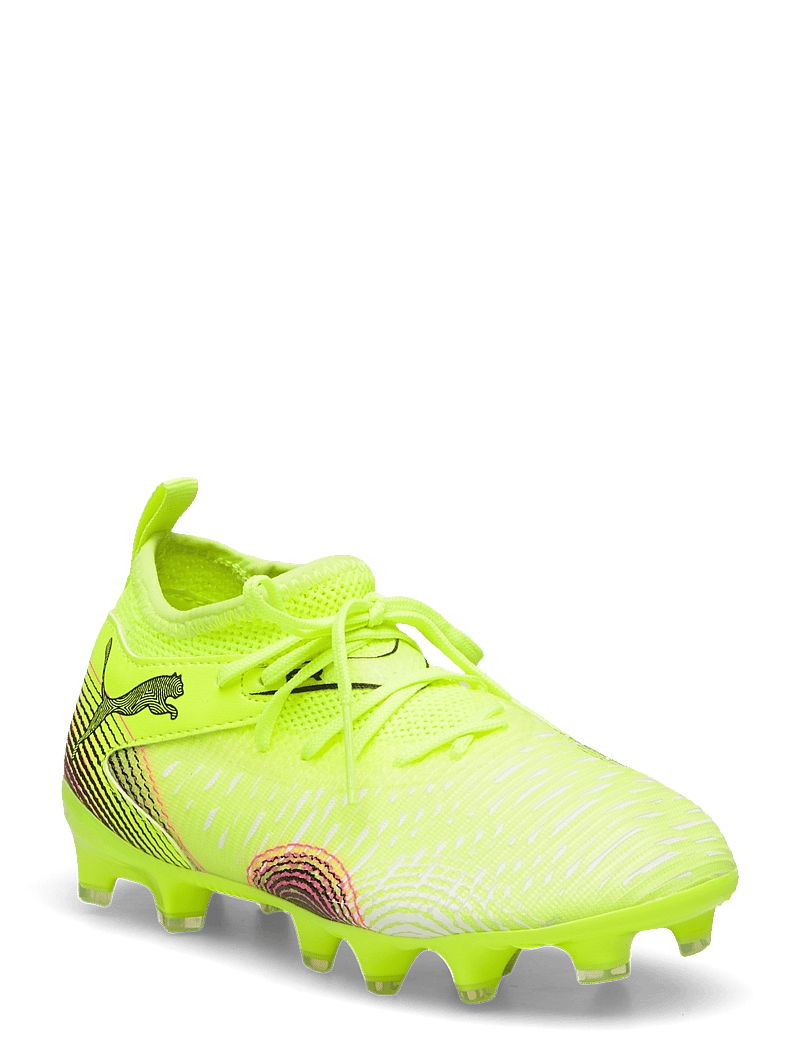 PUMA - FUTURE 8 MATCH FG/AG Jr - apģērbs - yellow alert-puma black-sun struck - 1