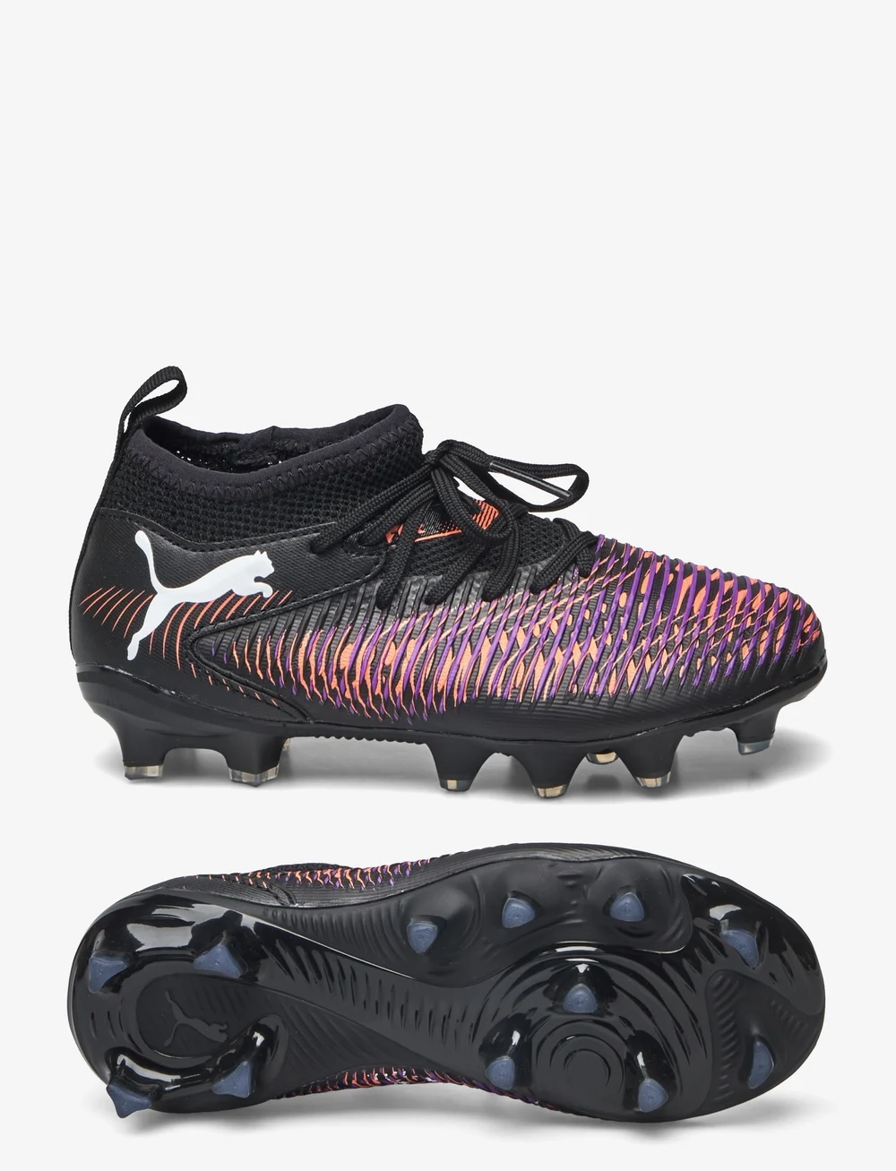 PUMA - FUTURE 8 MATCH FG/AG Jr - kläder - puma black-puma white-glowing red - 0