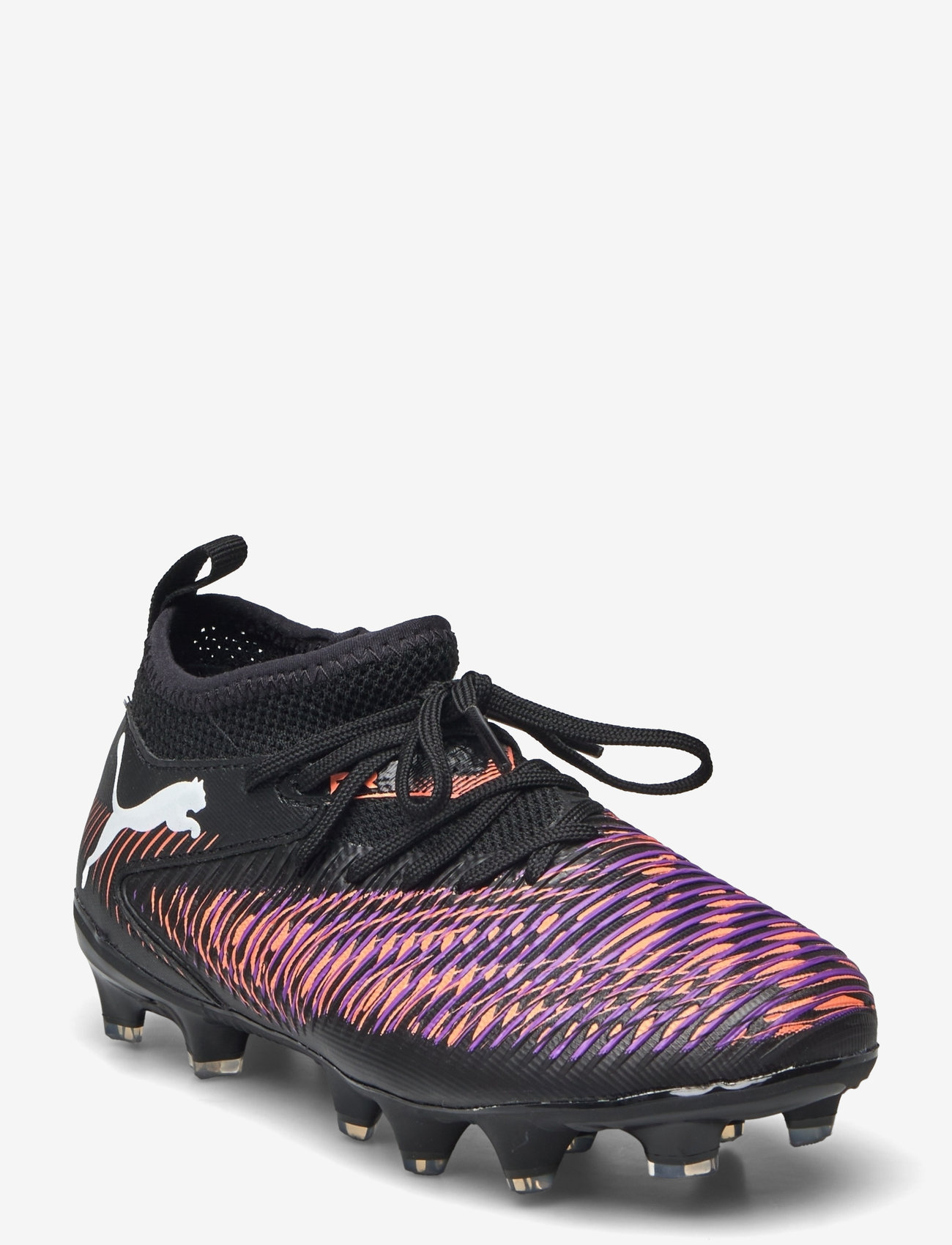 PUMA - FUTURE 8 MATCH FG/AG Jr - riided - puma black-puma white-glowing red - 1