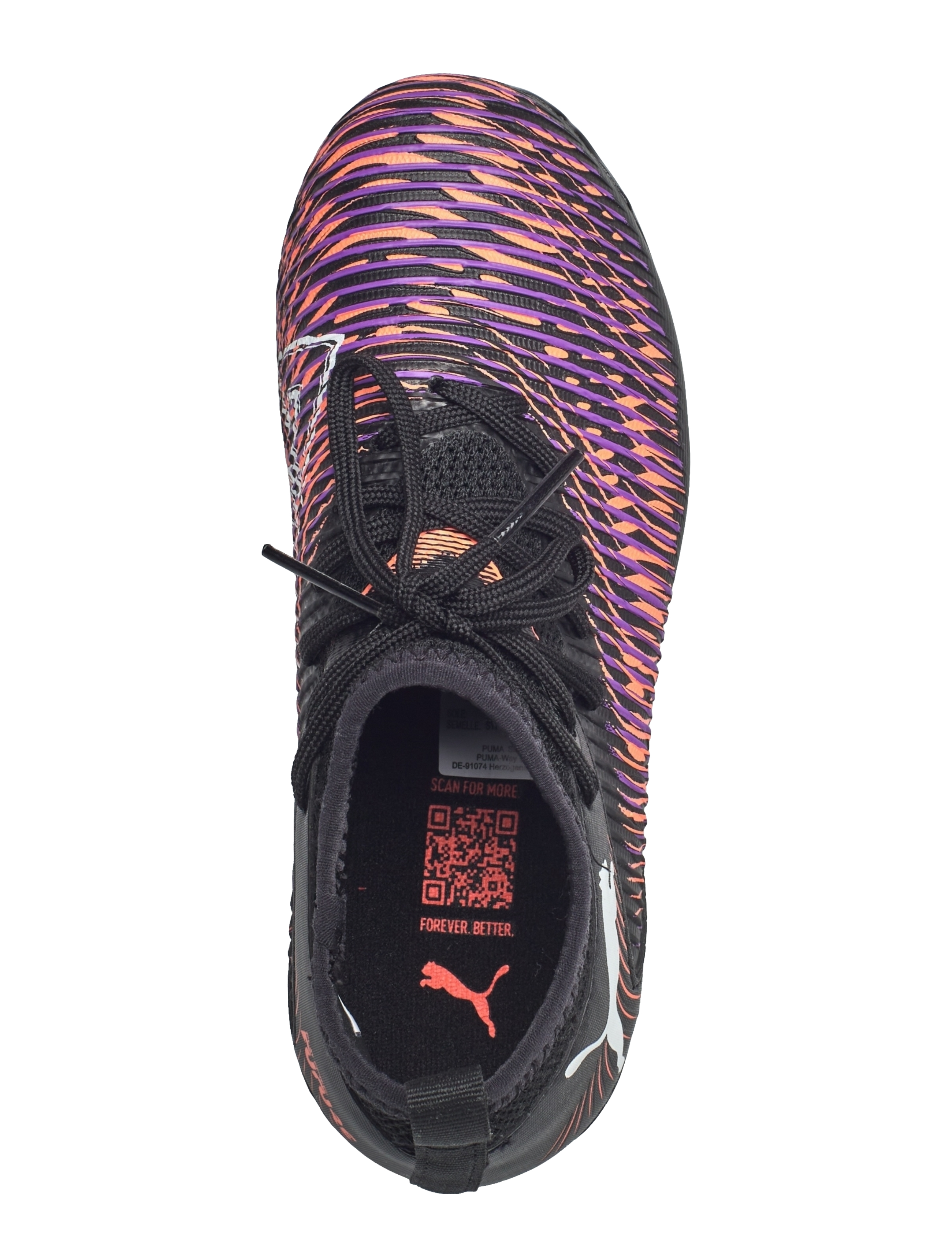 PUMA - FUTURE 8 MATCH FG/AG Jr - clothing - puma black-puma white-glowing red - 4