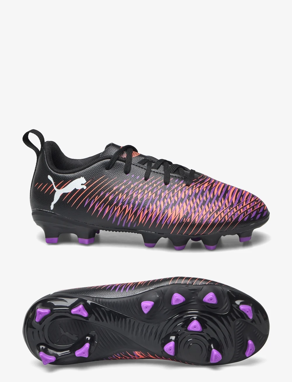 PUMA - FUTURE 8 PLAY FG/AG Jr - tøj - puma black-puma white-glowing red - 0