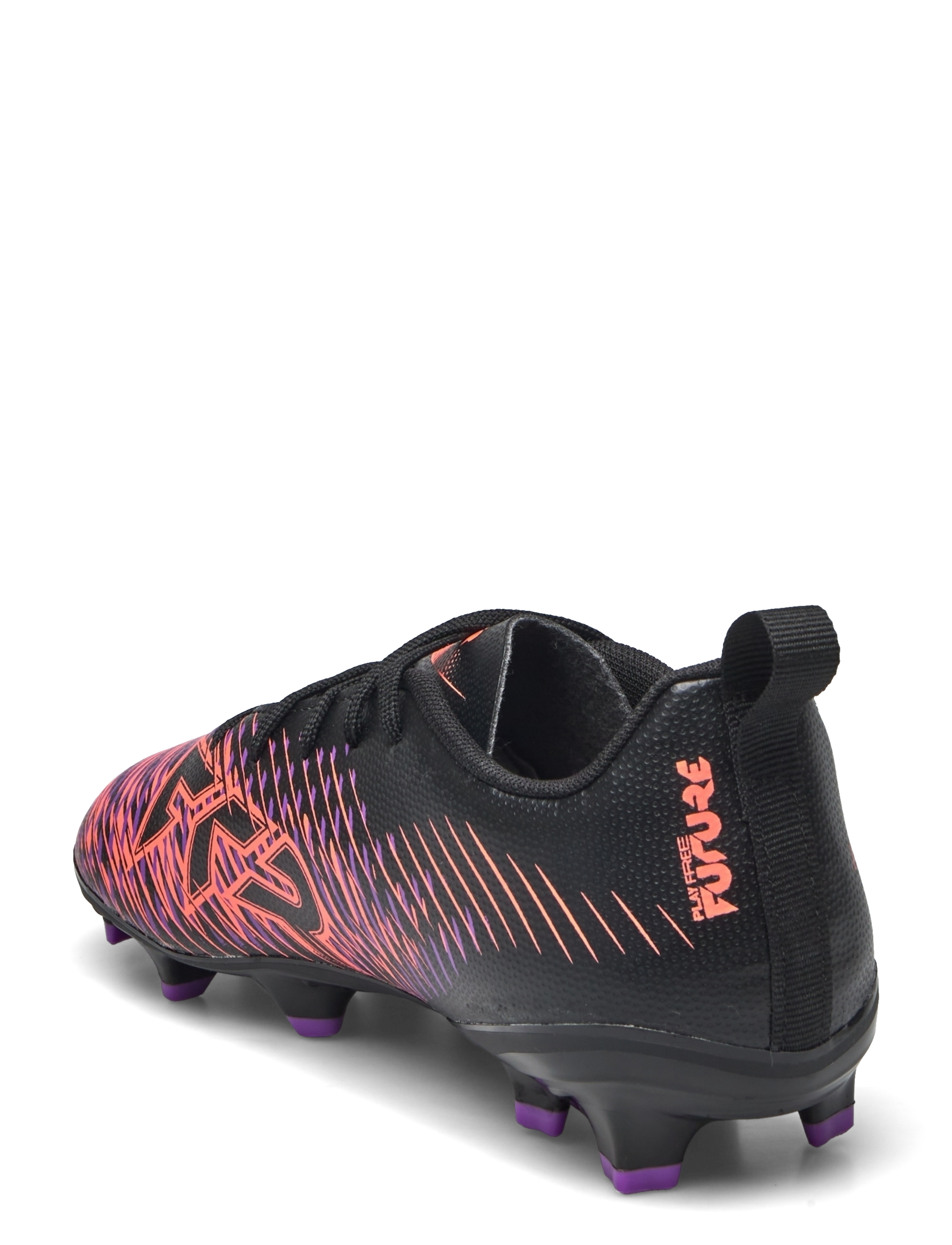 PUMA - FUTURE 8 PLAY FG/AG Jr - puma black-puma white-glowing red - 2