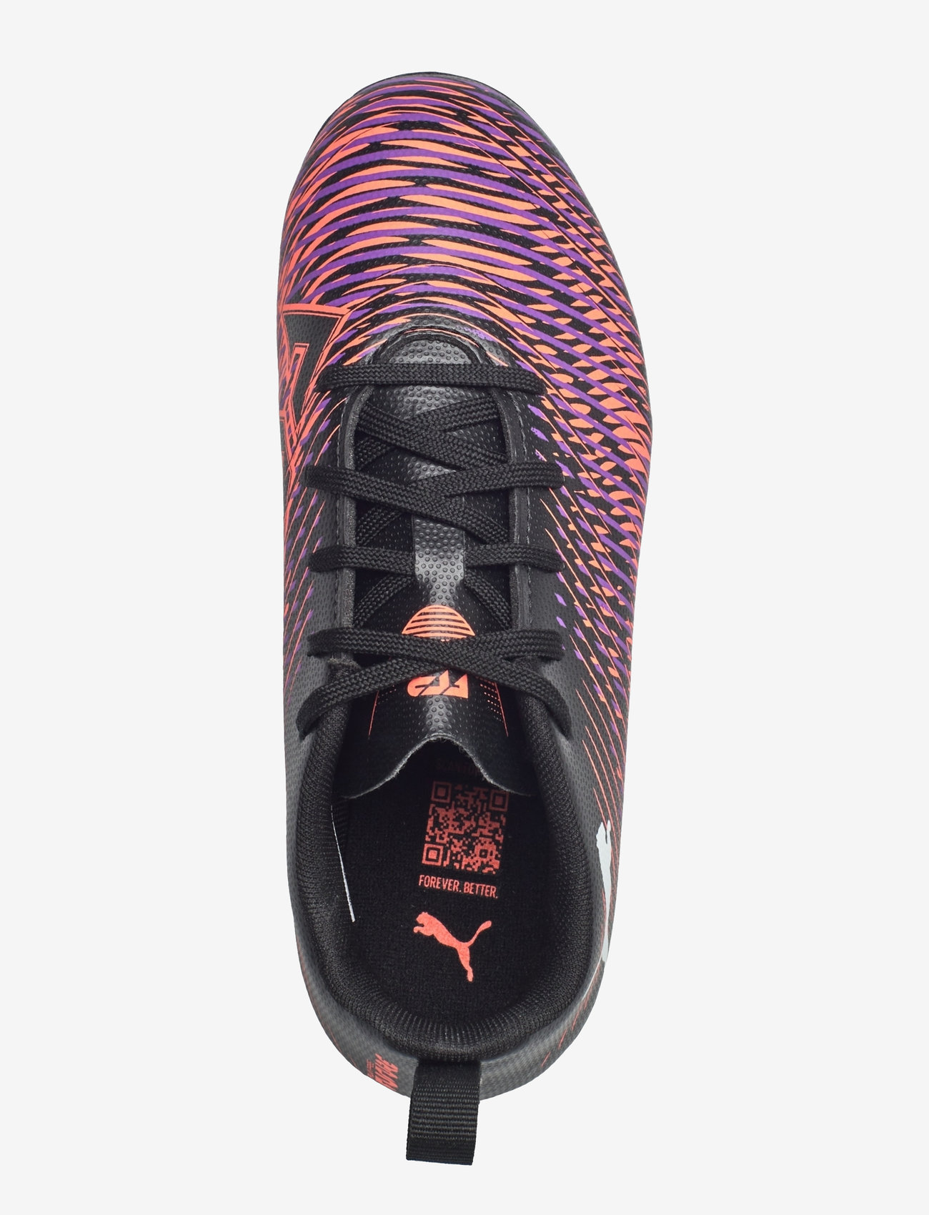 PUMA - FUTURE 8 PLAY FG/AG Jr - riided - puma black-puma white-glowing red - 4