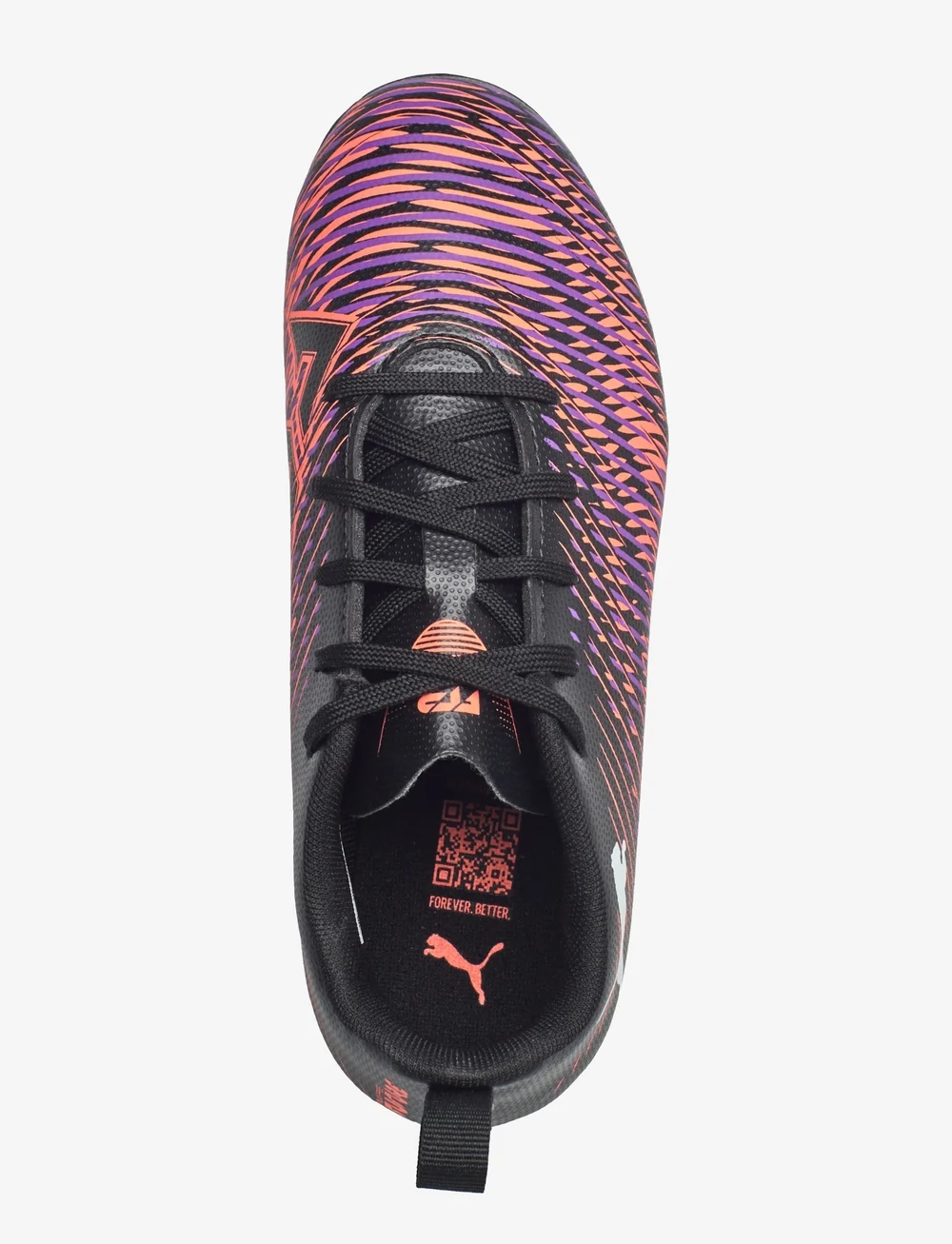 PUMA - FUTURE 8 PLAY FG/AG Jr - tøj - puma black-puma white-glowing red - 4