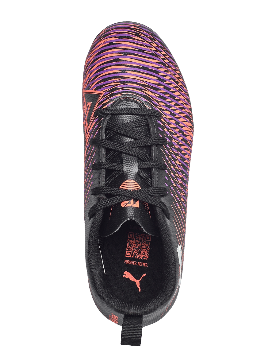 PUMA - FUTURE 8 PLAY FG/AG Jr - puma black-puma white-glowing red - 4