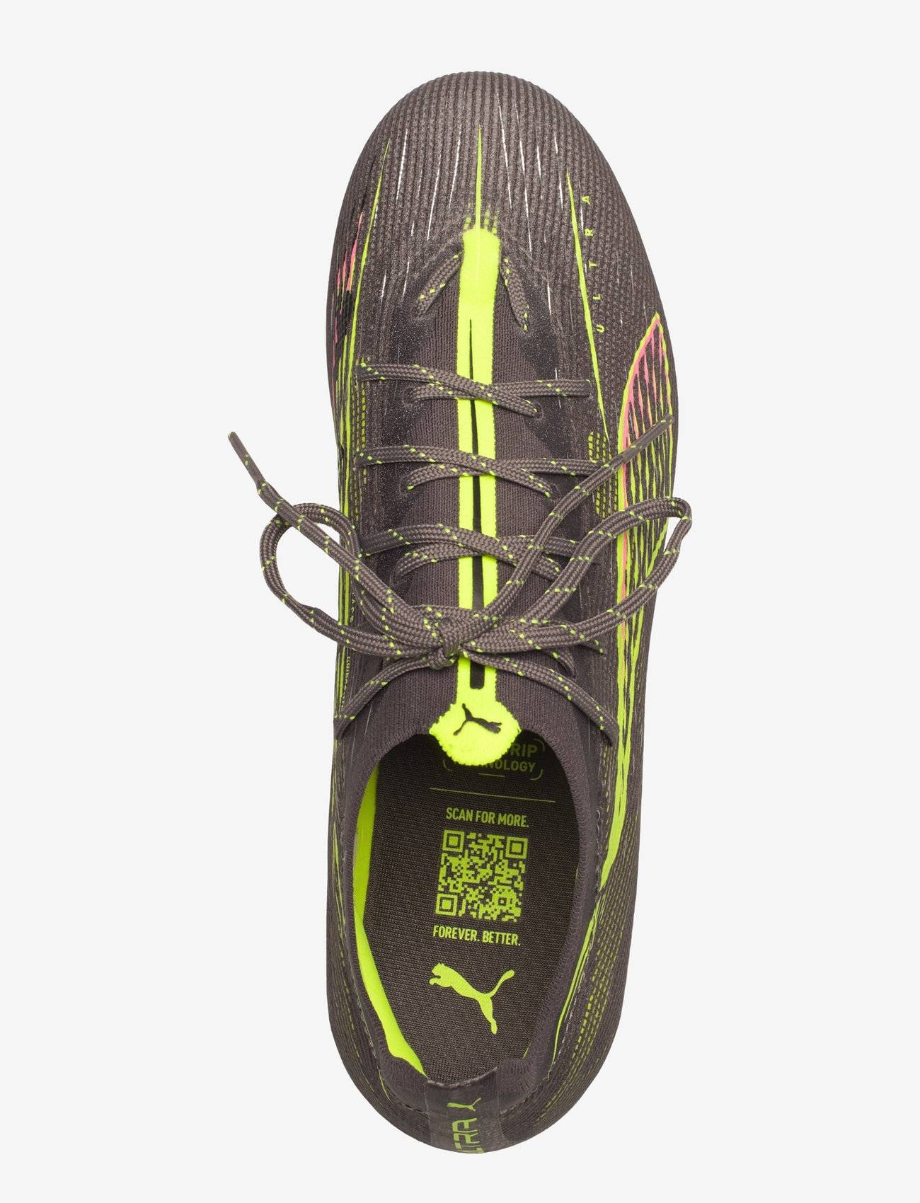 PUMA - ULTRA 5 PRO FG/AG - fodboldstøvler - matte aged silver-yellow alert-sun struck - 3