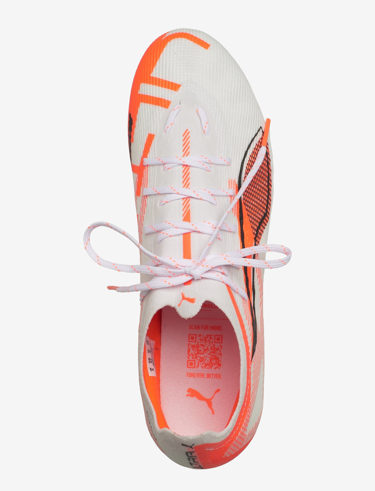 PUMA - ULTRA 5 PRO FG/AG - fußballstiefel - puma white-puma black-glowing red - 4