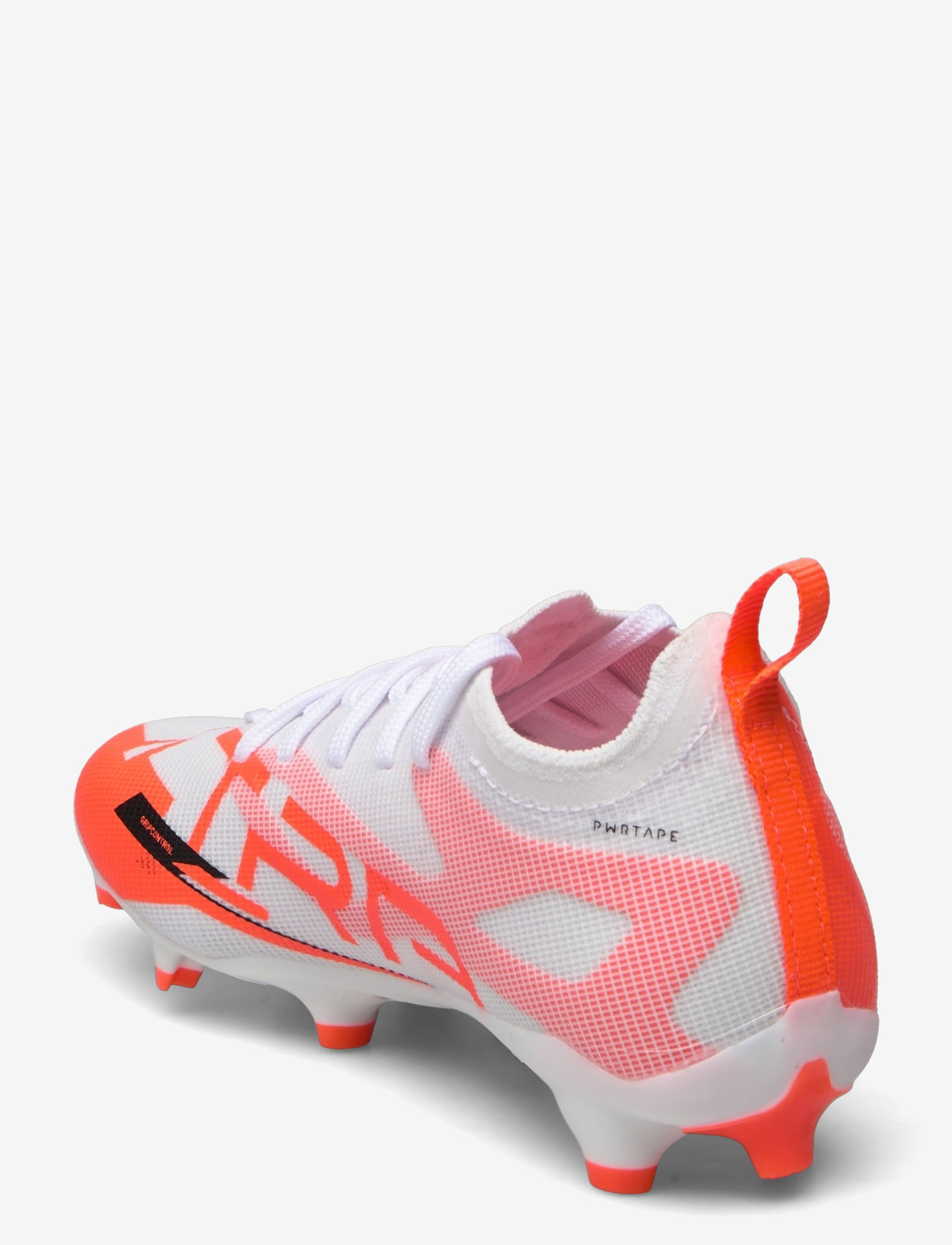 PUMA - ULTRA 5 PRO FG/AG Jr - clothing - puma white-puma black-glowing red - 2