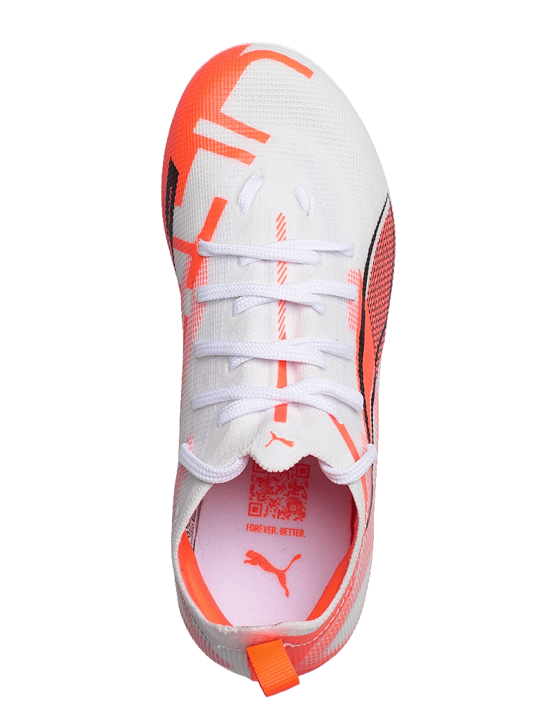 PUMA - ULTRA 5 PRO FG/AG Jr - apģērbs - puma white-puma black-glowing red - 4