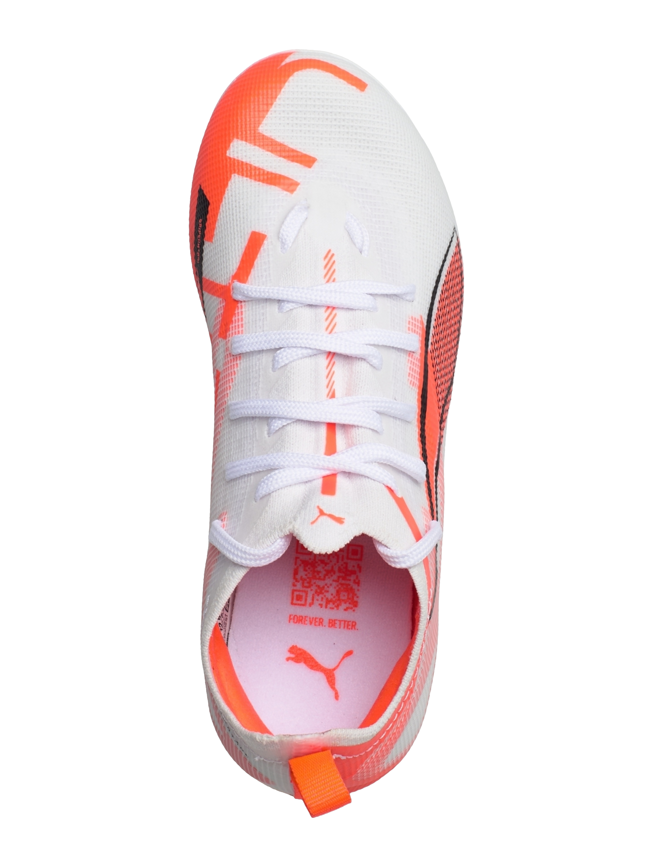 PUMA - ULTRA 5 PRO FG/AG Jr - kläder - puma white-puma black-glowing red - 4