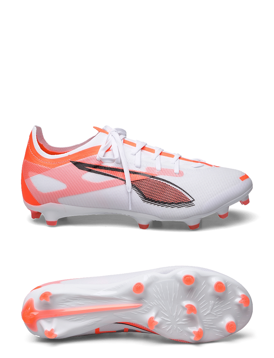PUMA - ULTRA 5 MATCH FG/AG - fußballstiefel - puma white-puma black-glowing red - 0