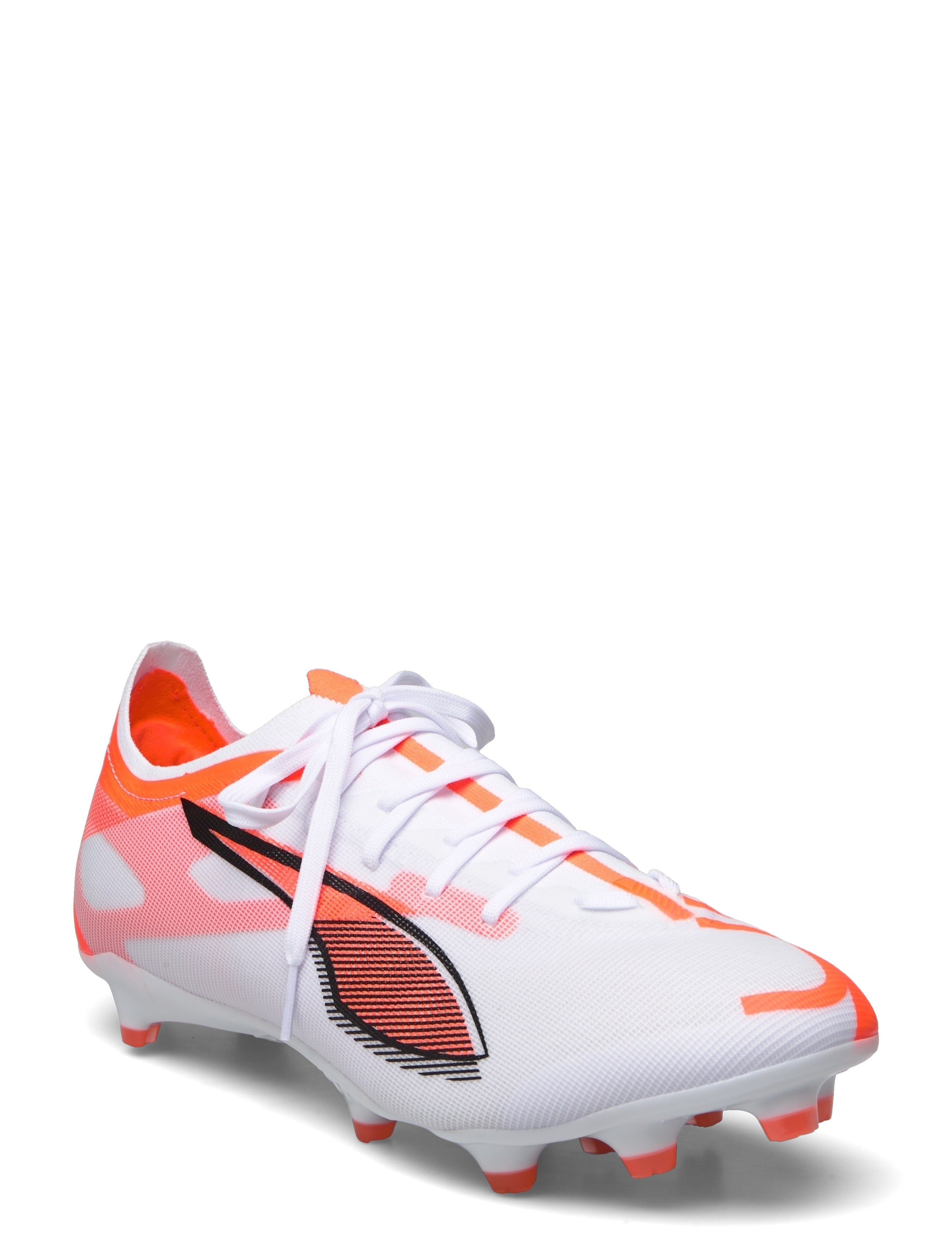 PUMA - ULTRA 5 MATCH FG/AG - jalgpalli puutsad - puma white-puma black-glowing red - 1