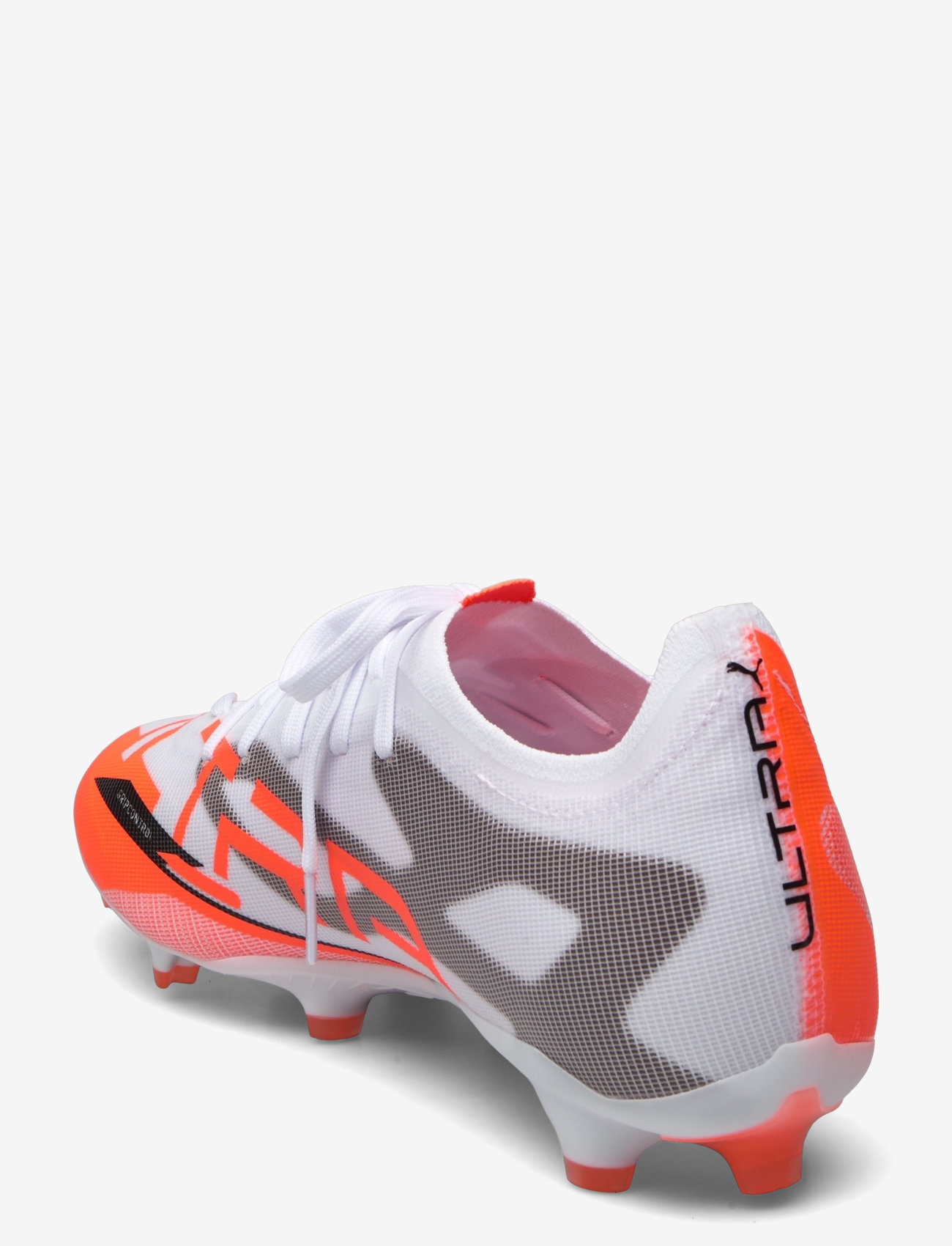 PUMA - ULTRA 5 MATCH FG/AG - jalgpalli puutsad - puma white-puma black-glowing red - 2