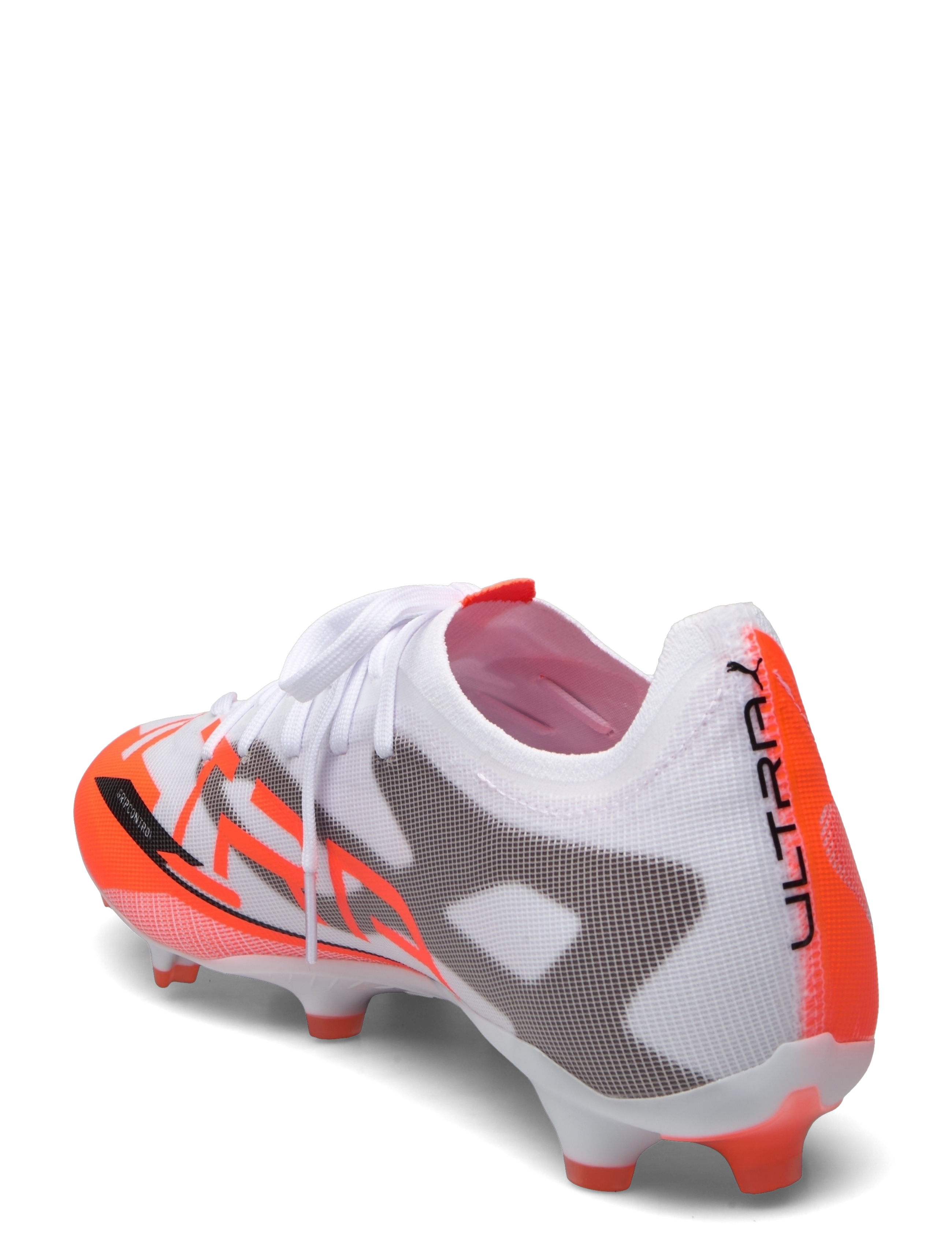 PUMA - ULTRA 5 MATCH FG/AG - jalgpalli puutsad - puma white-puma black-glowing red - 2
