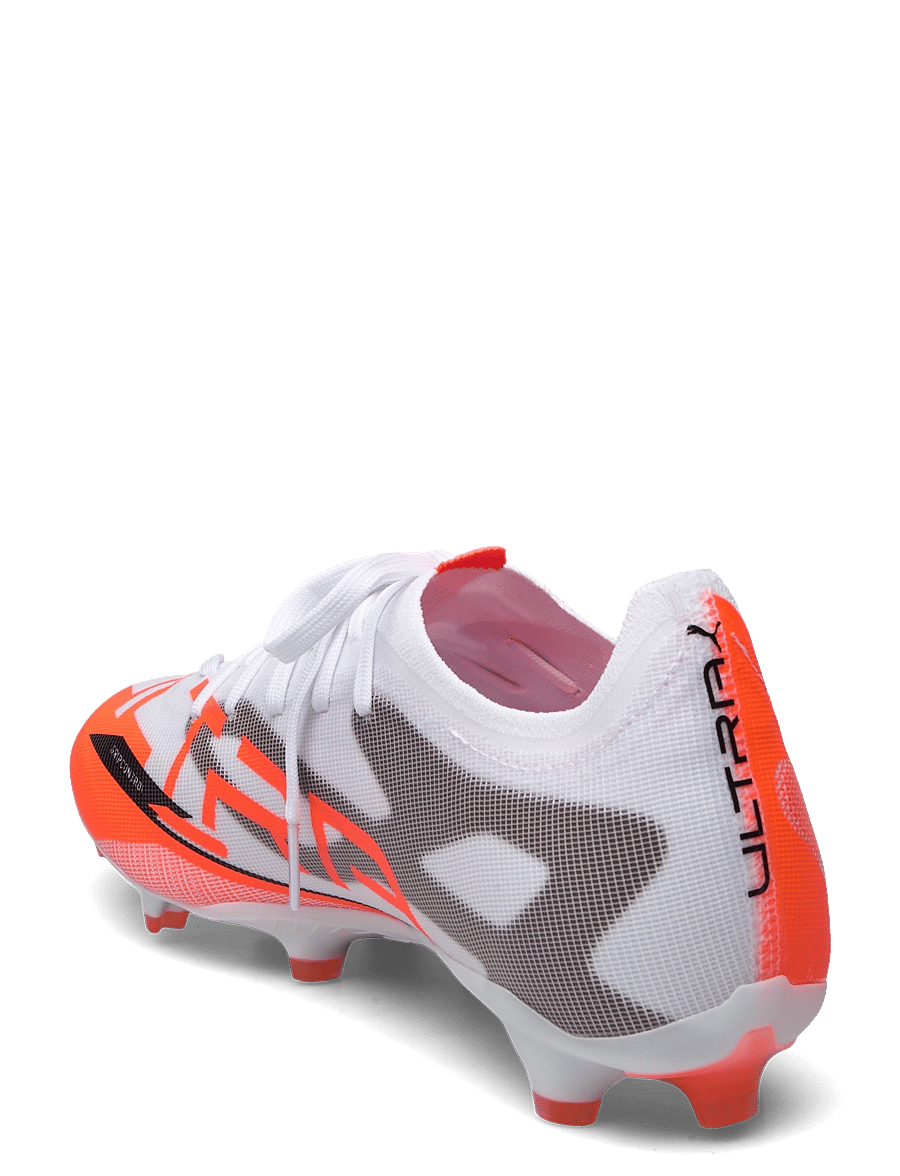 PUMA - ULTRA 5 MATCH FG/AG - fußballstiefel - puma white-puma black-glowing red - 2