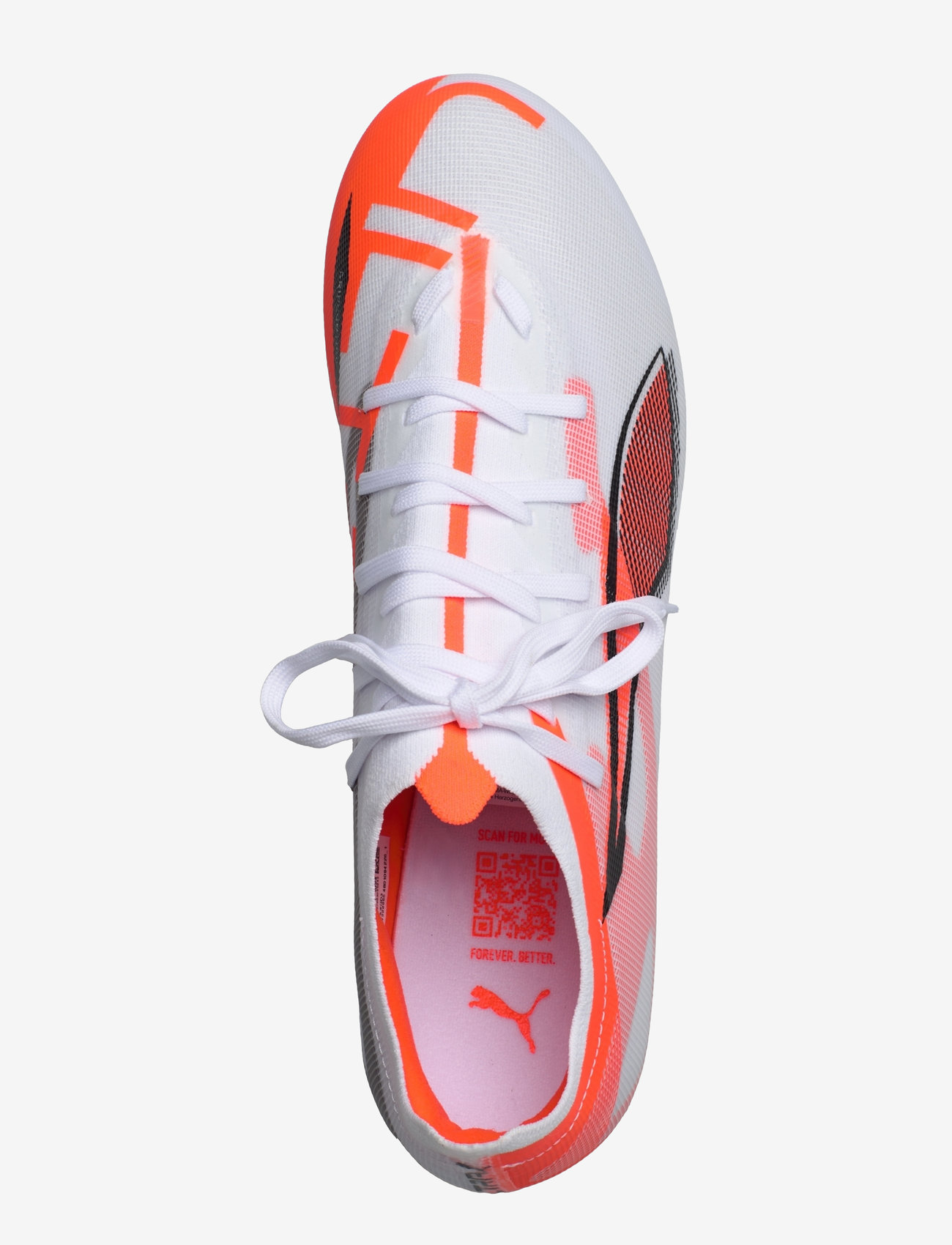 PUMA - ULTRA 5 MATCH FG/AG - jalgpalli puutsad - puma white-puma black-glowing red - 4
