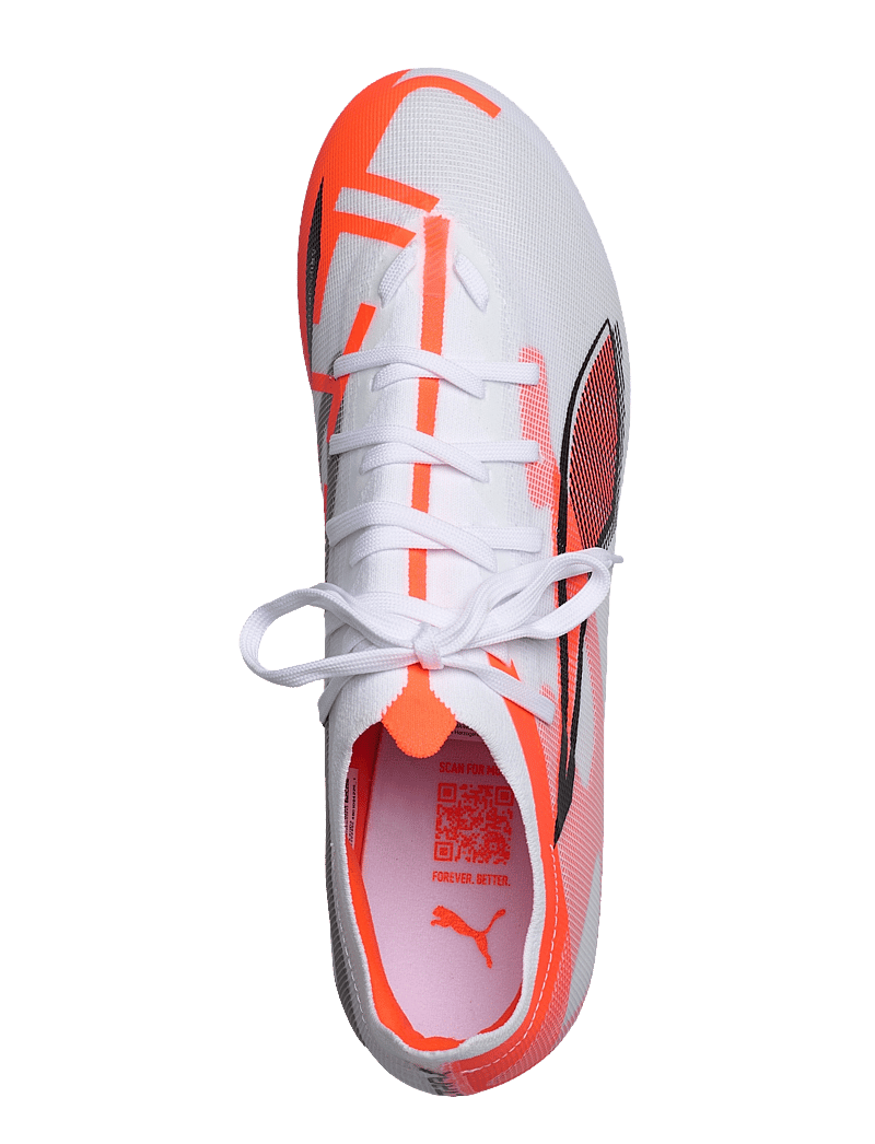 PUMA - ULTRA 5 MATCH FG/AG - fußballstiefel - puma white-puma black-glowing red - 4