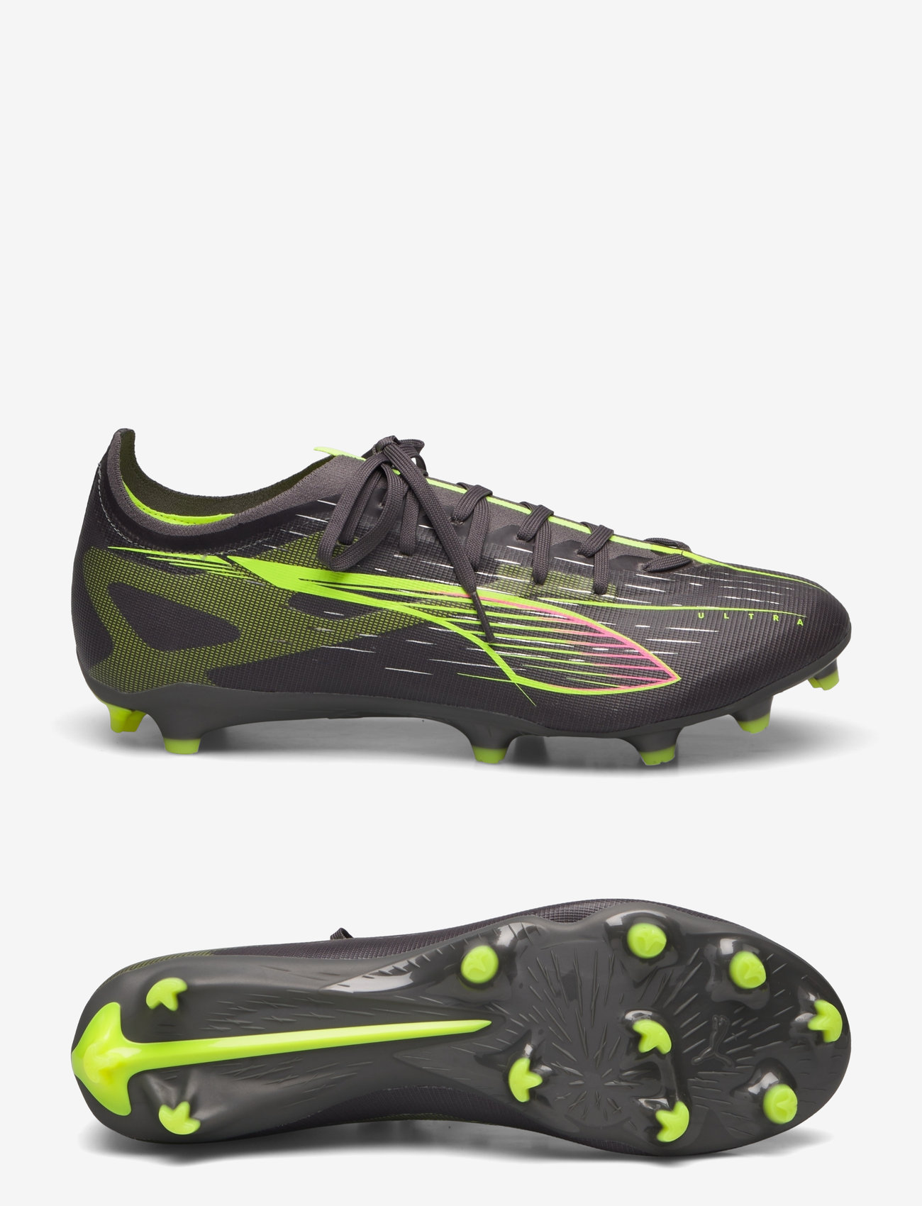 PUMA - ULTRA 5 MATCH FG/AG - fodboldstøvler - matte aged silver-yellow alert-puma aged silver - 0
