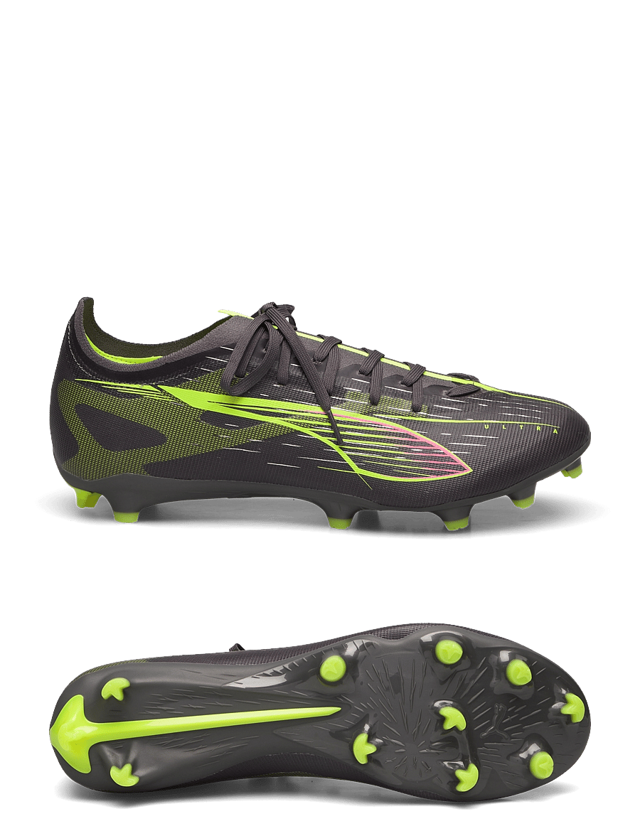 PUMA - ULTRA 5 MATCH FG/AG - fußballstiefel - matte aged silver-yellow alert-puma aged silver - 0