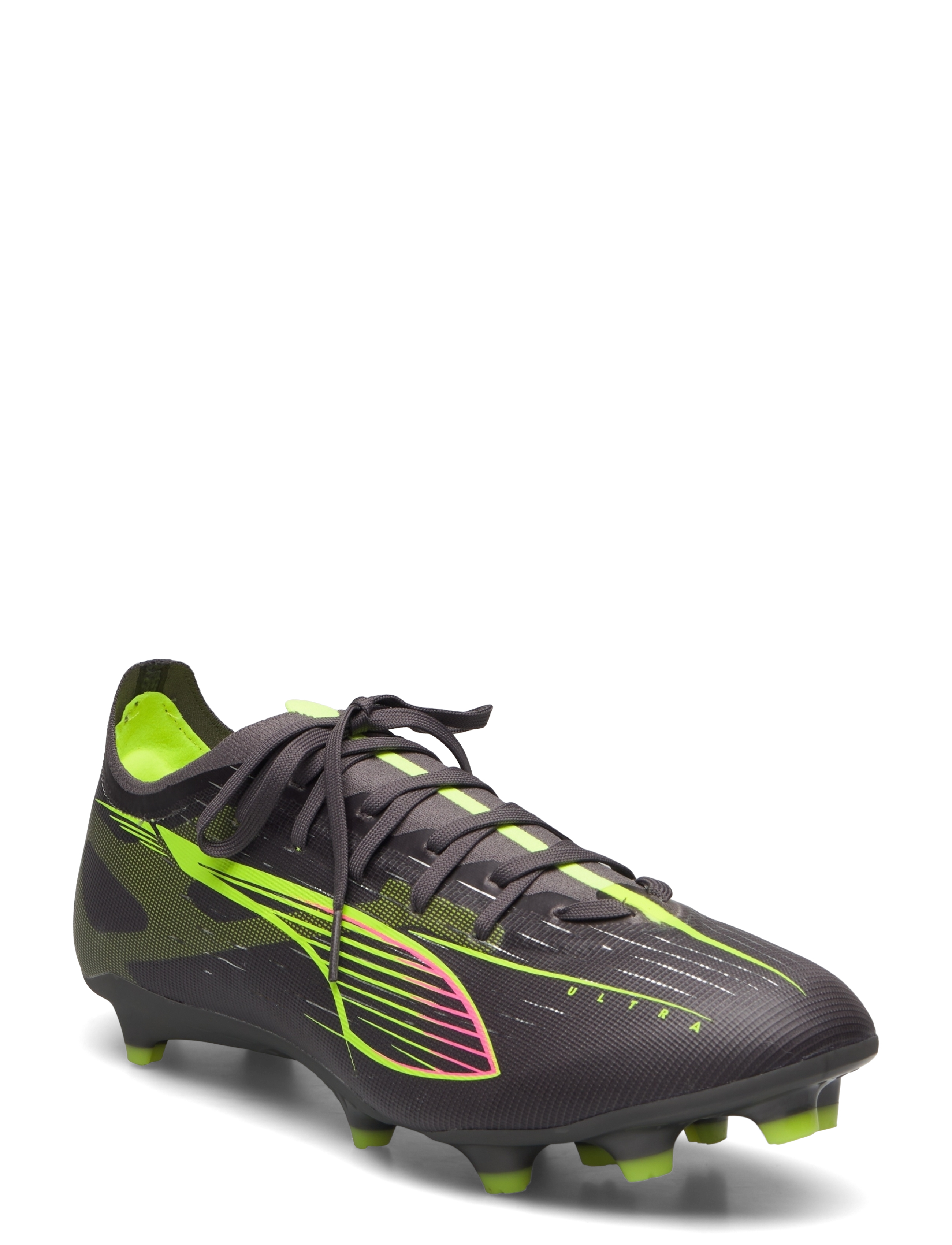 PUMA - ULTRA 5 MATCH FG/AG - fodboldsko - matte aged silver-yellow alert-puma aged silver - 1