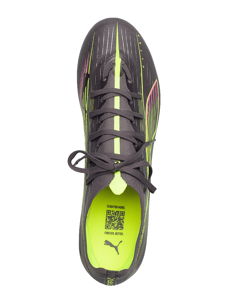 PUMA - ULTRA 5 MATCH FG/AG - chaussures de football - matte aged silver-yellow alert-puma aged silver - 3