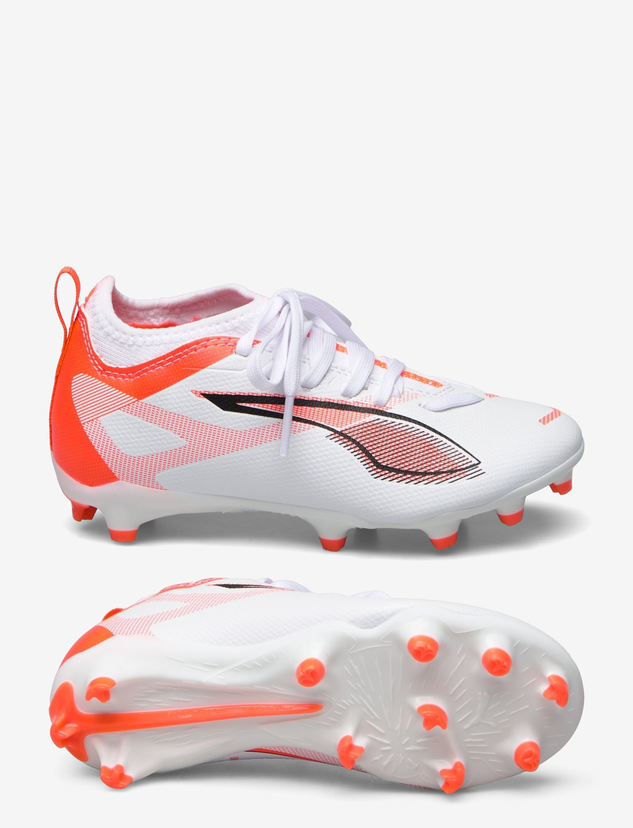 PUMA - ULTRA 5 MATCH FG/AG Jr - tøj - puma white-puma black-glowing red - 0