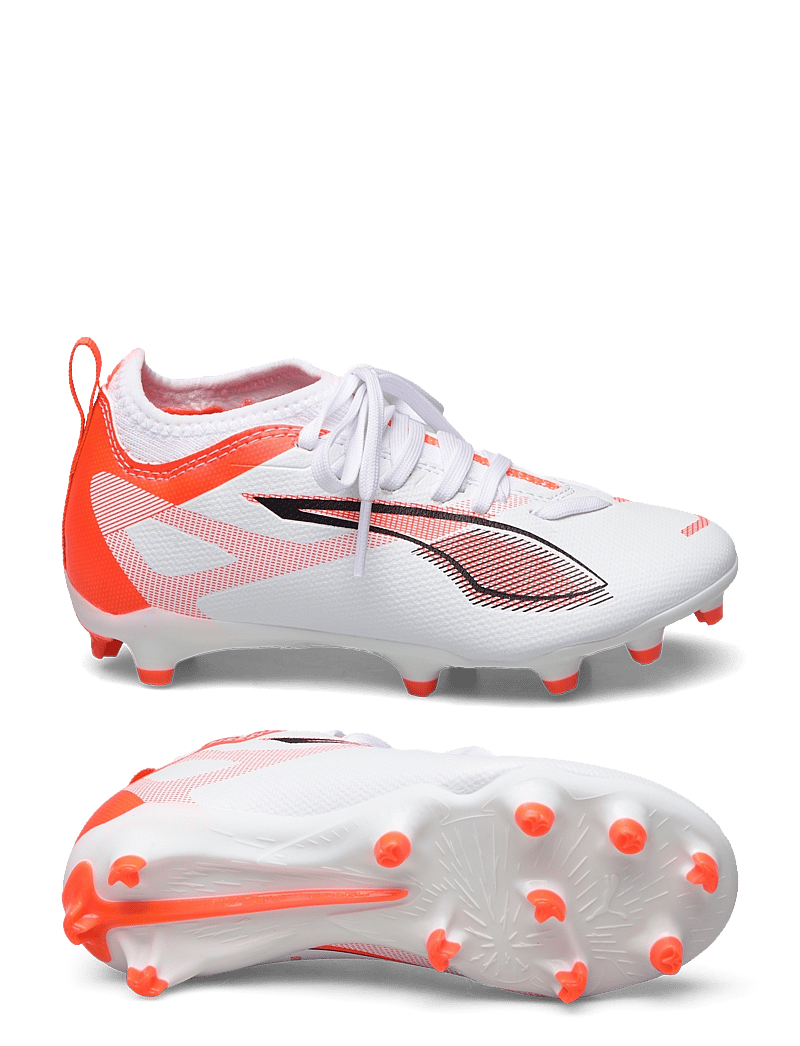 PUMA - ULTRA 5 MATCH FG/AG Jr - tøj - puma white-puma black-glowing red - 0