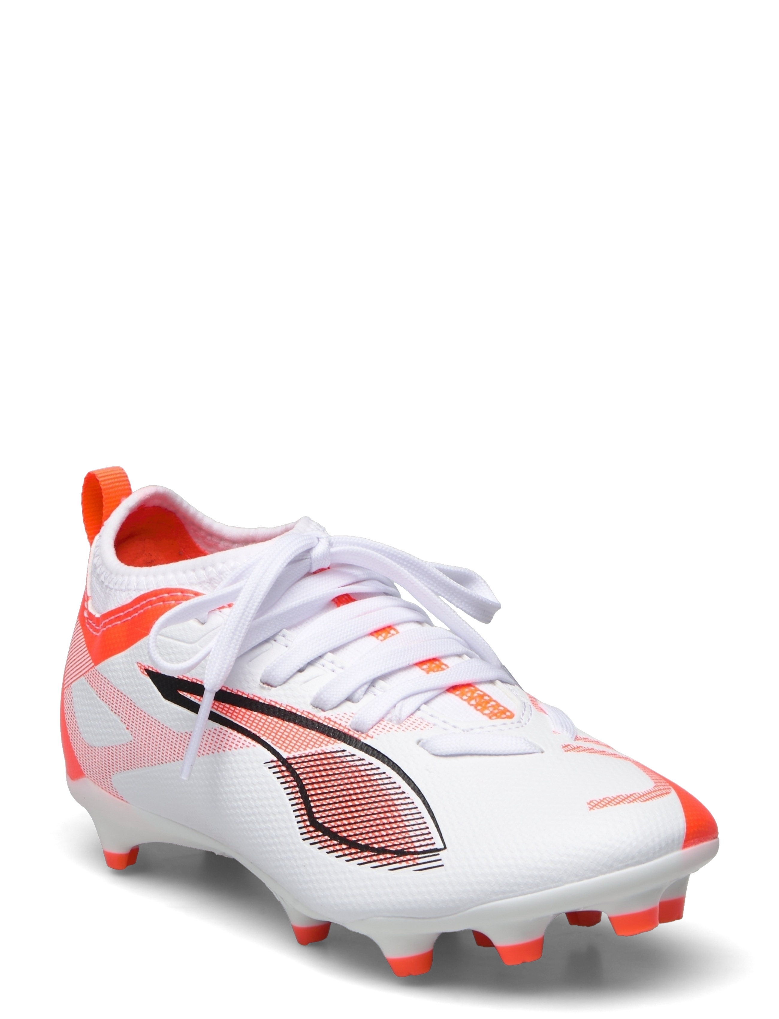 PUMA - ULTRA 5 MATCH FG/AG Jr - kleding - puma white-puma black-glowing red - 1