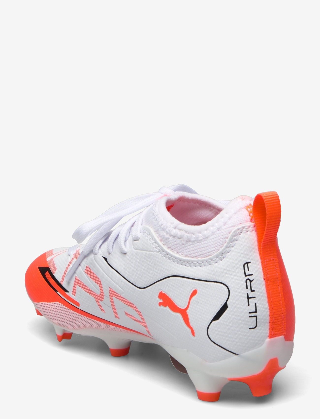 PUMA - ULTRA 5 MATCH FG/AG Jr - tøj - puma white-puma black-glowing red - 2