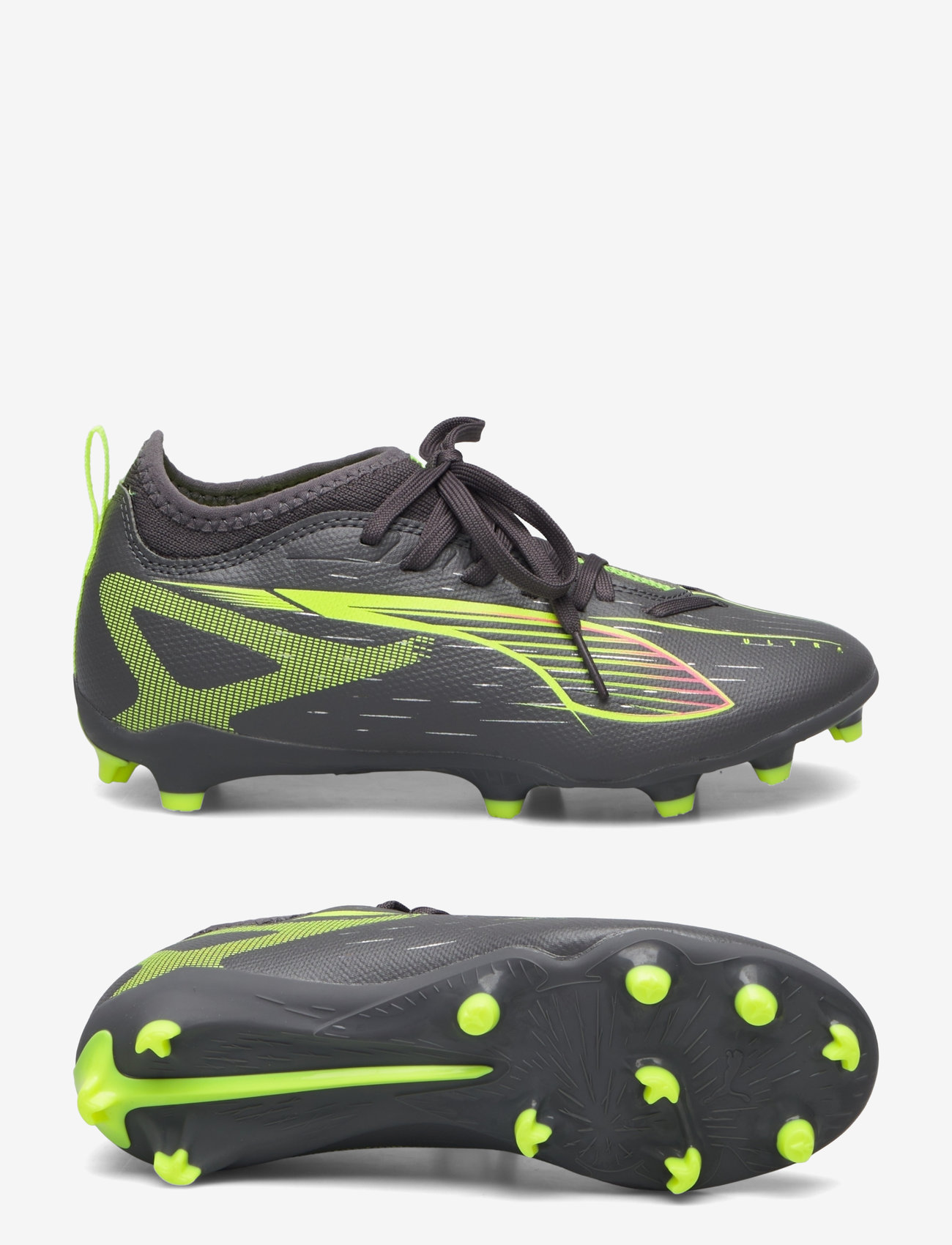 PUMA - ULTRA 5 MATCH FG/AG Jr - tøj - matte aged silver-yellow alert-puma aged silver - 0