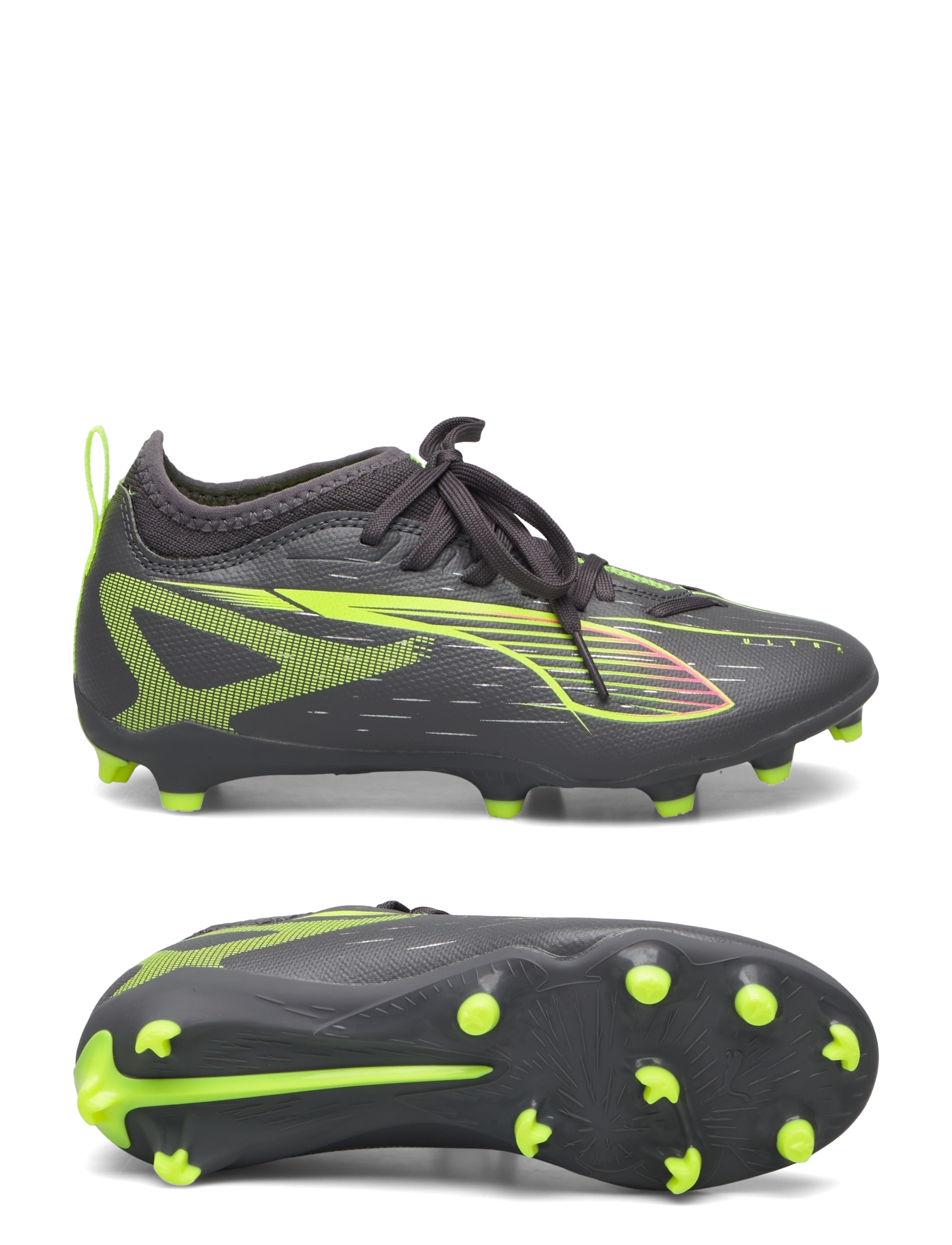 PUMA - ULTRA 5 MATCH FG/AG Jr - kleidung - matte aged silver-yellow alert-puma aged silver - 0