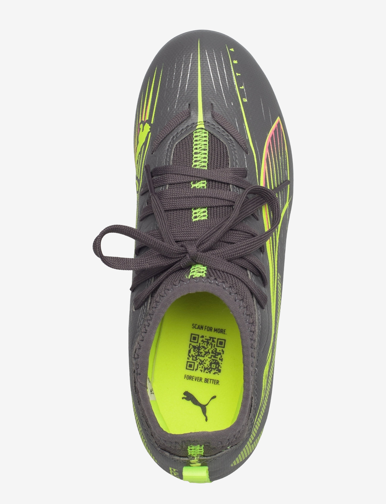 PUMA - ULTRA 5 MATCH FG/AG Jr - tøj - matte aged silver-yellow alert-puma aged silver - 3