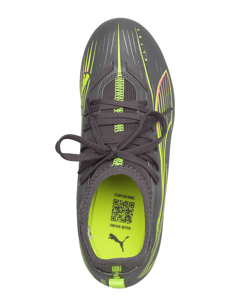 PUMA - ULTRA 5 MATCH FG/AG Jr - kläder - matte aged silver-yellow alert-puma aged silver - 3