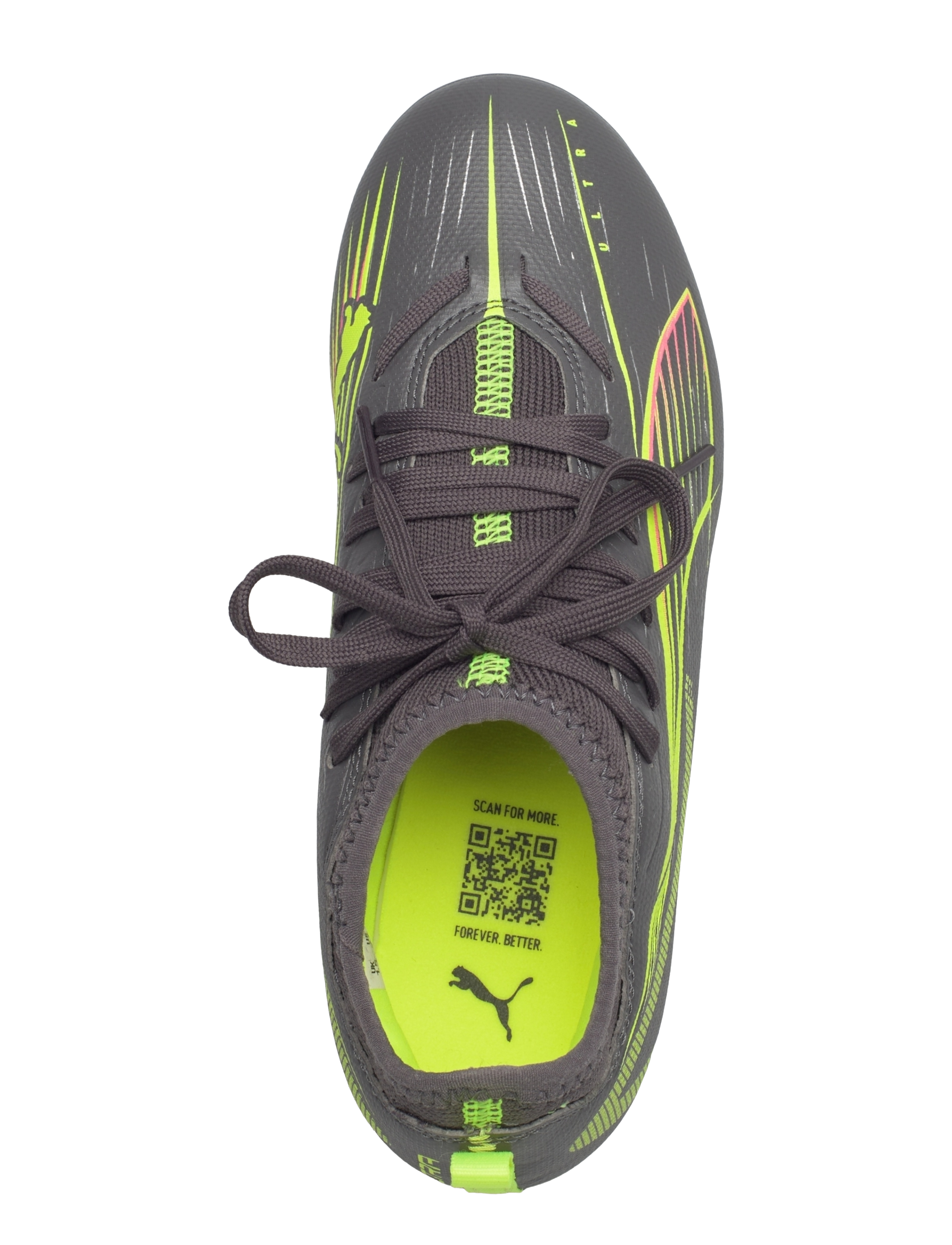 PUMA - ULTRA 5 MATCH FG/AG Jr - kläder - matte aged silver-yellow alert-puma aged silver - 3