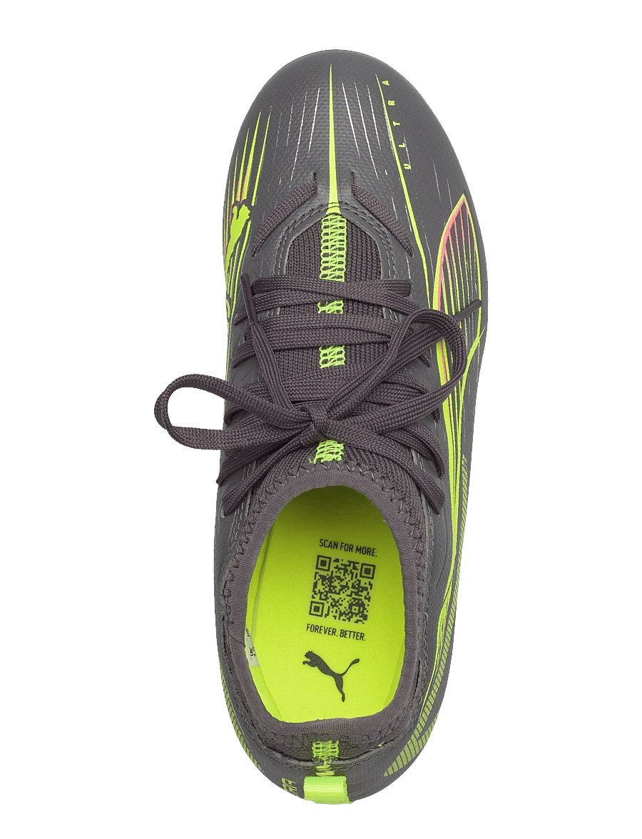 PUMA - ULTRA 5 MATCH FG/AG Jr - kleidung - matte aged silver-yellow alert-puma aged silver - 3