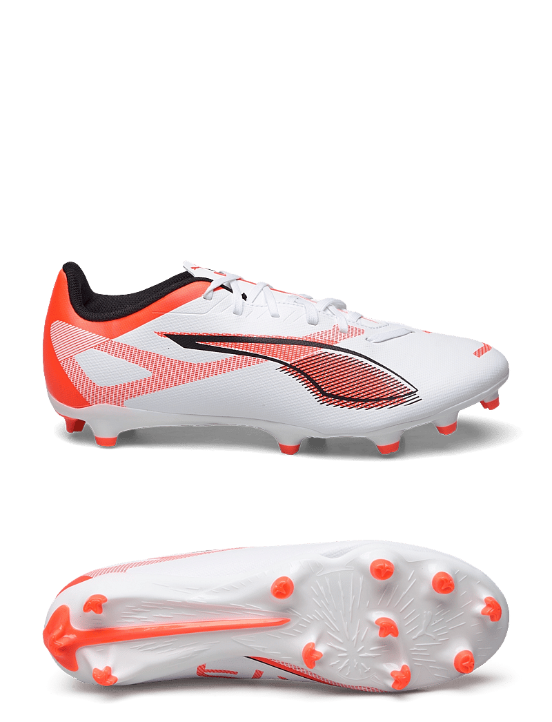 PUMA - ULTRA 5 PLAY FG/AG - fotbollsskor - puma white-puma black-glowing red - 0