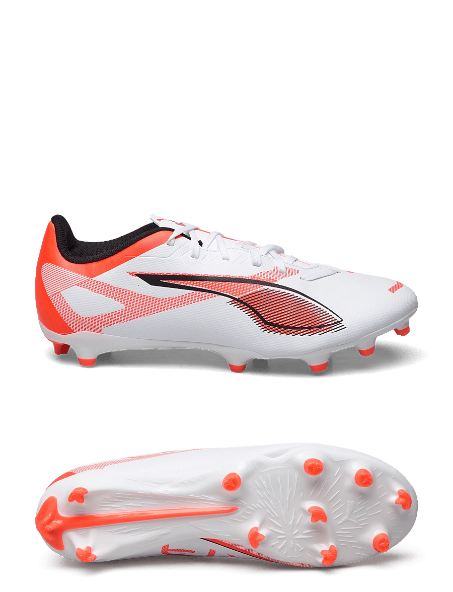 PUMA - ULTRA 5 PLAY FG/AG - fotbollsskor - puma white-puma black-glowing red - 0