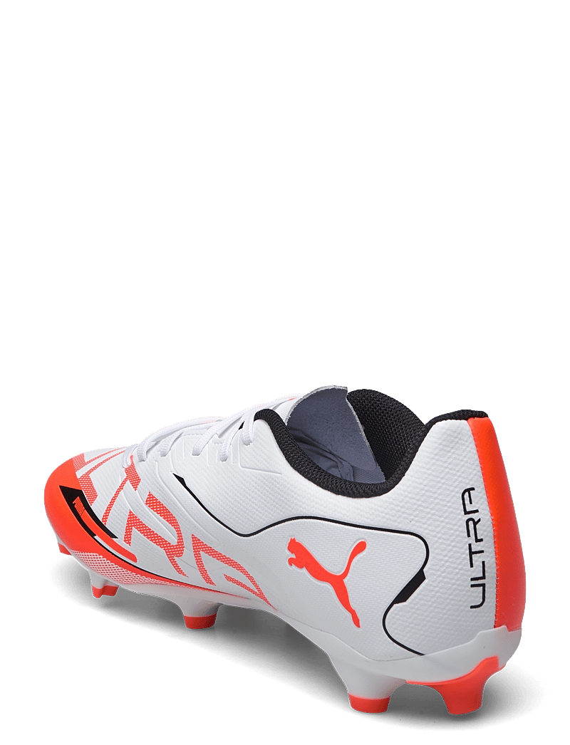 PUMA - ULTRA 5 PLAY FG/AG - fotbollsskor - puma white-puma black-glowing red - 2