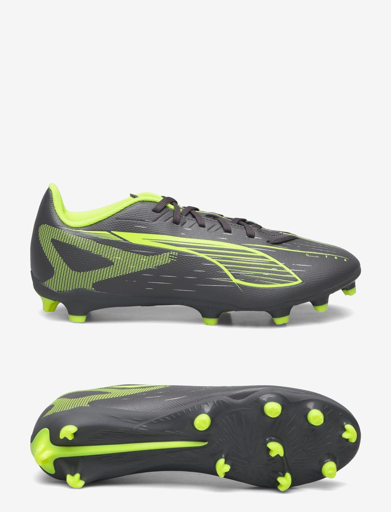 PUMA - ULTRA 5 PLAY FG/AG - fußballstiefel - matte aged silver-yellow alert-puma aged silver - 0