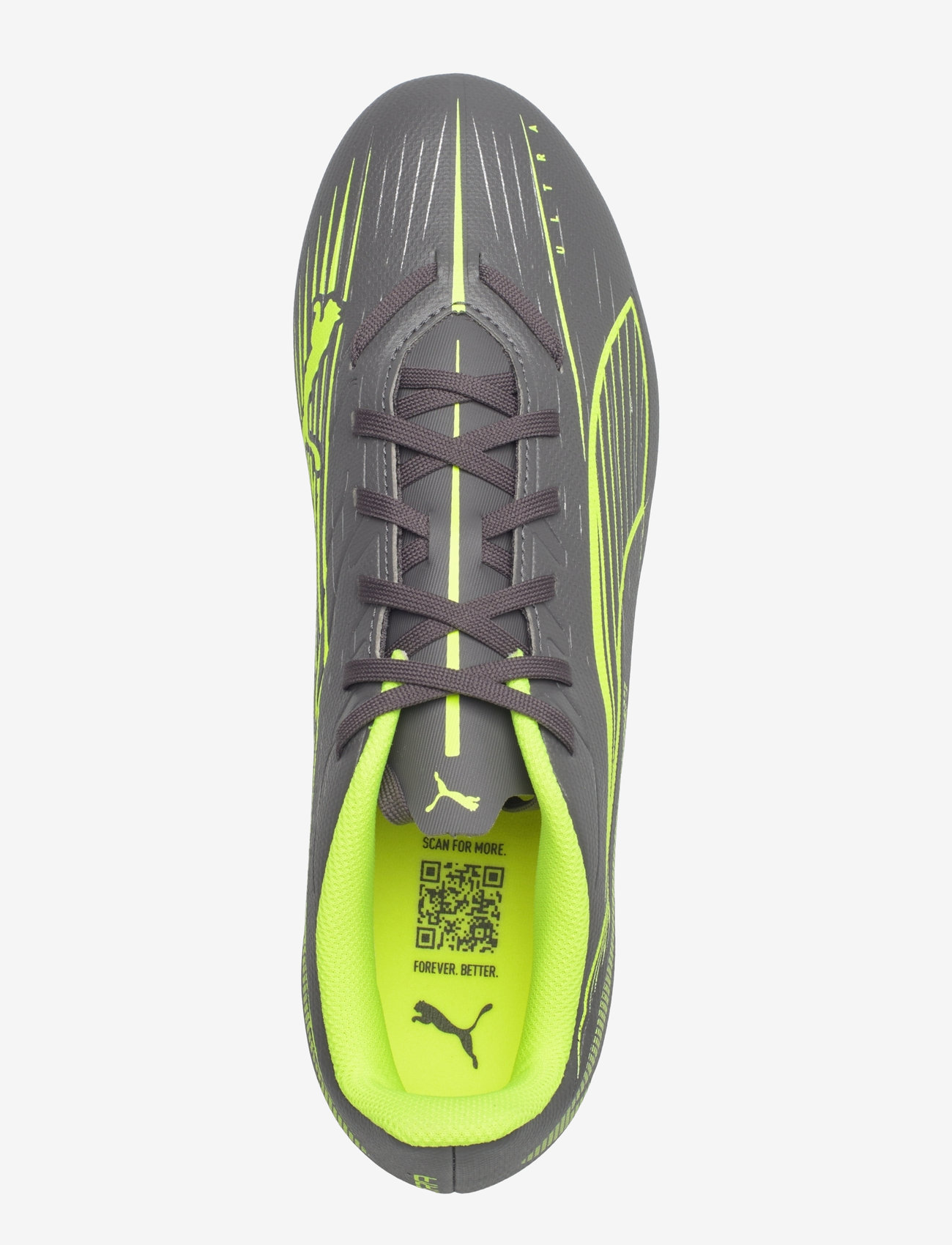 PUMA - ULTRA 5 PLAY FG/AG - fußballstiefel - matte aged silver-yellow alert-puma aged silver - 3