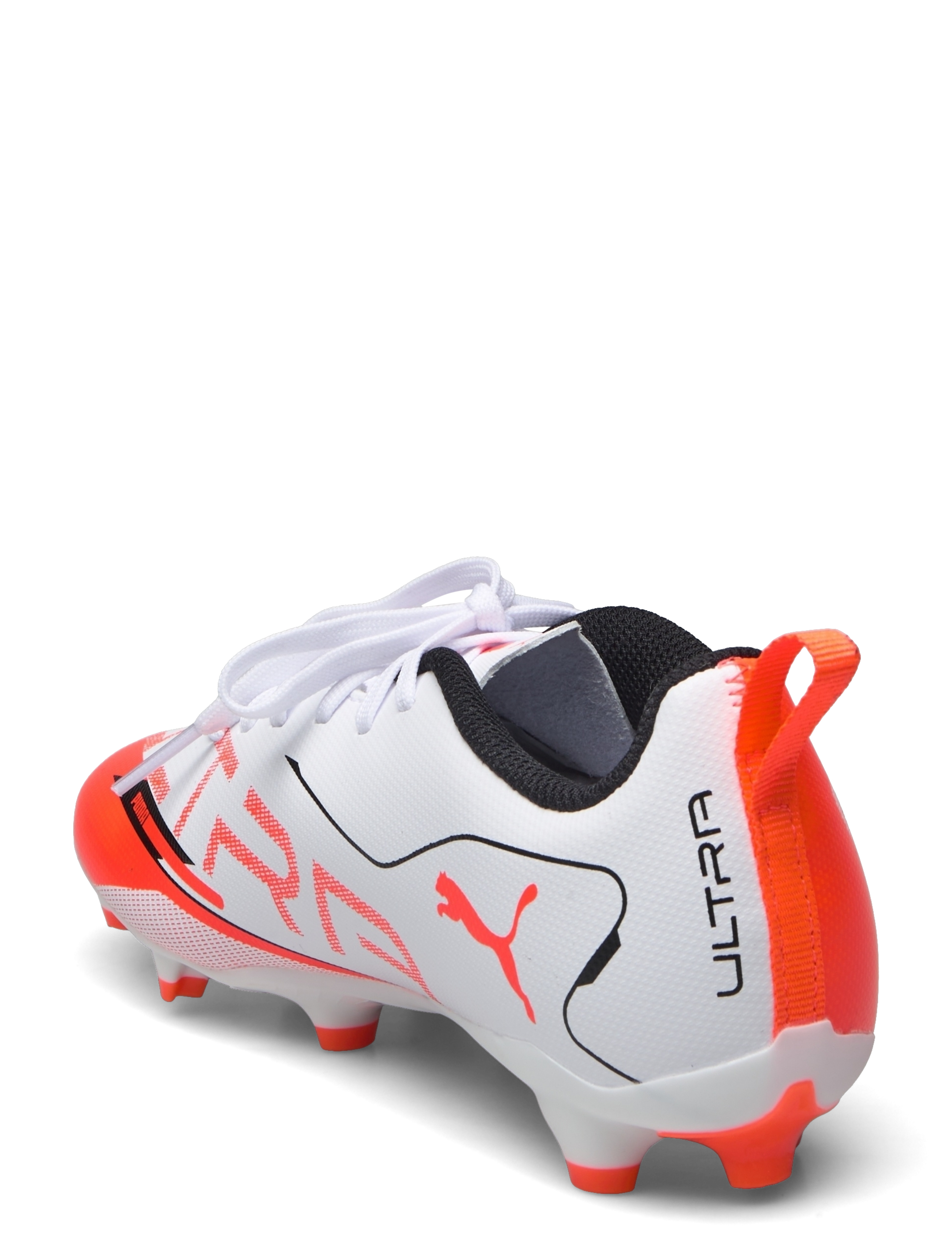 PUMA - ULTRA 5 PLAY FG/AG Jr - puma white-puma black-glowing red - 2