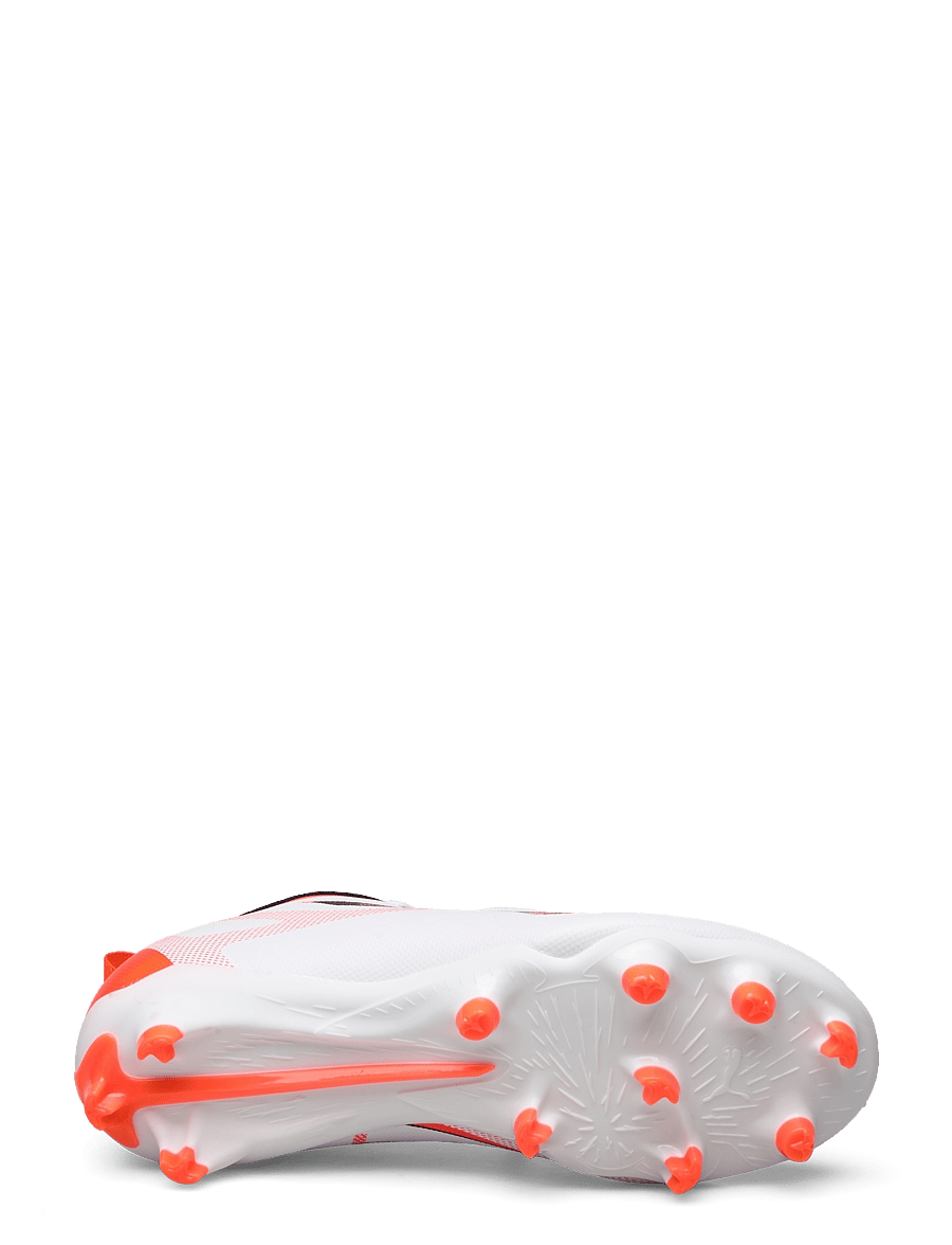PUMA - ULTRA 5 PLAY FG/AG Jr - puma white-puma black-glowing red - 3