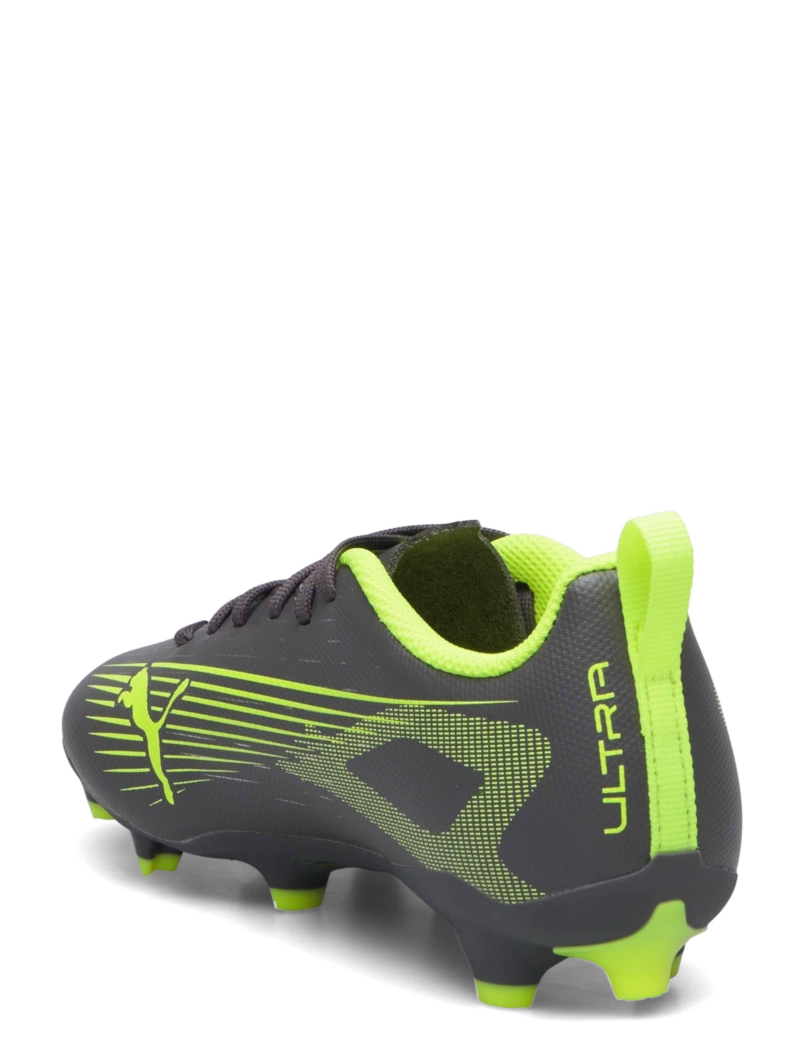 PUMA - ULTRA 5 PLAY FG/AG Jr - matte aged silver-yellow alert-puma aged silver - 2