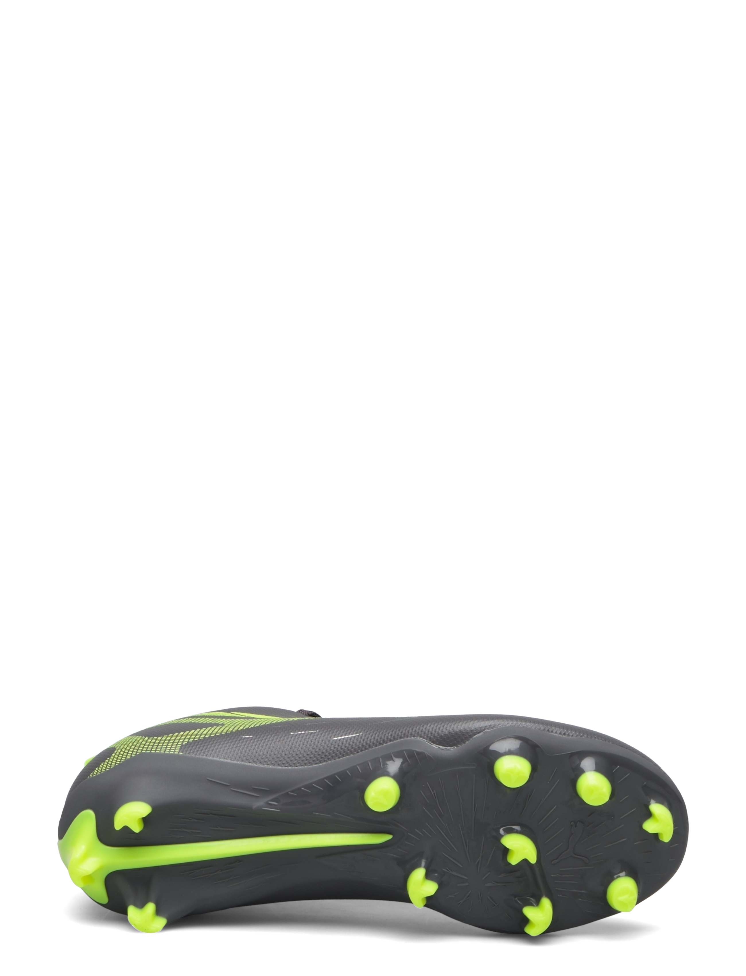 PUMA - ULTRA 5 PLAY FG/AG Jr - matte aged silver-yellow alert-puma aged silver - 4