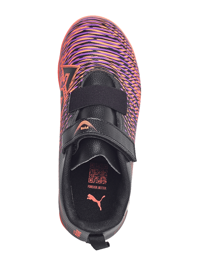 PUMA - FUTURE 8 PLAY V FG/AG RB Jr - apģērbs - puma black-puma white-glowing red - 4